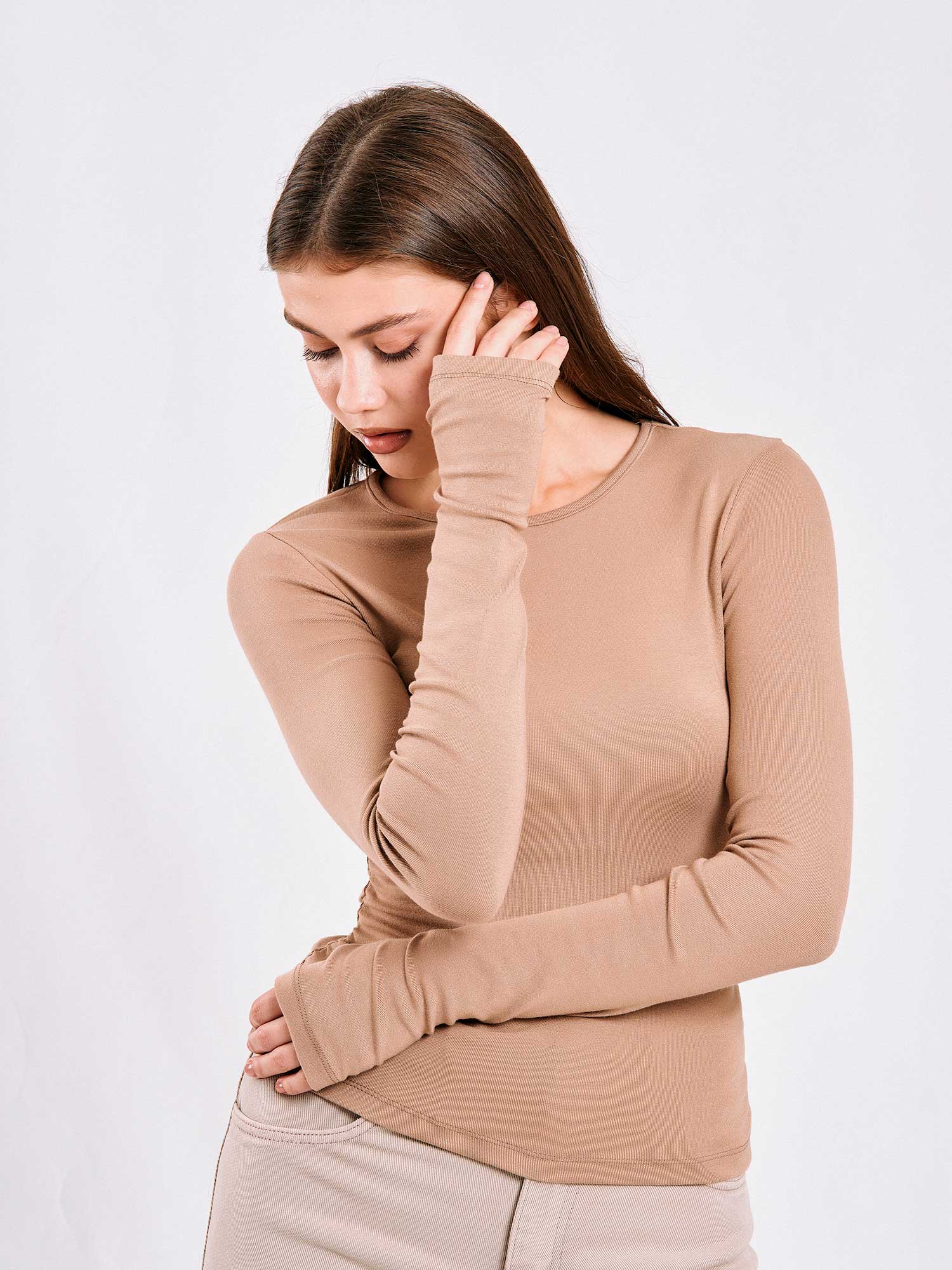 071782 Yanları Büzgülü Bluz