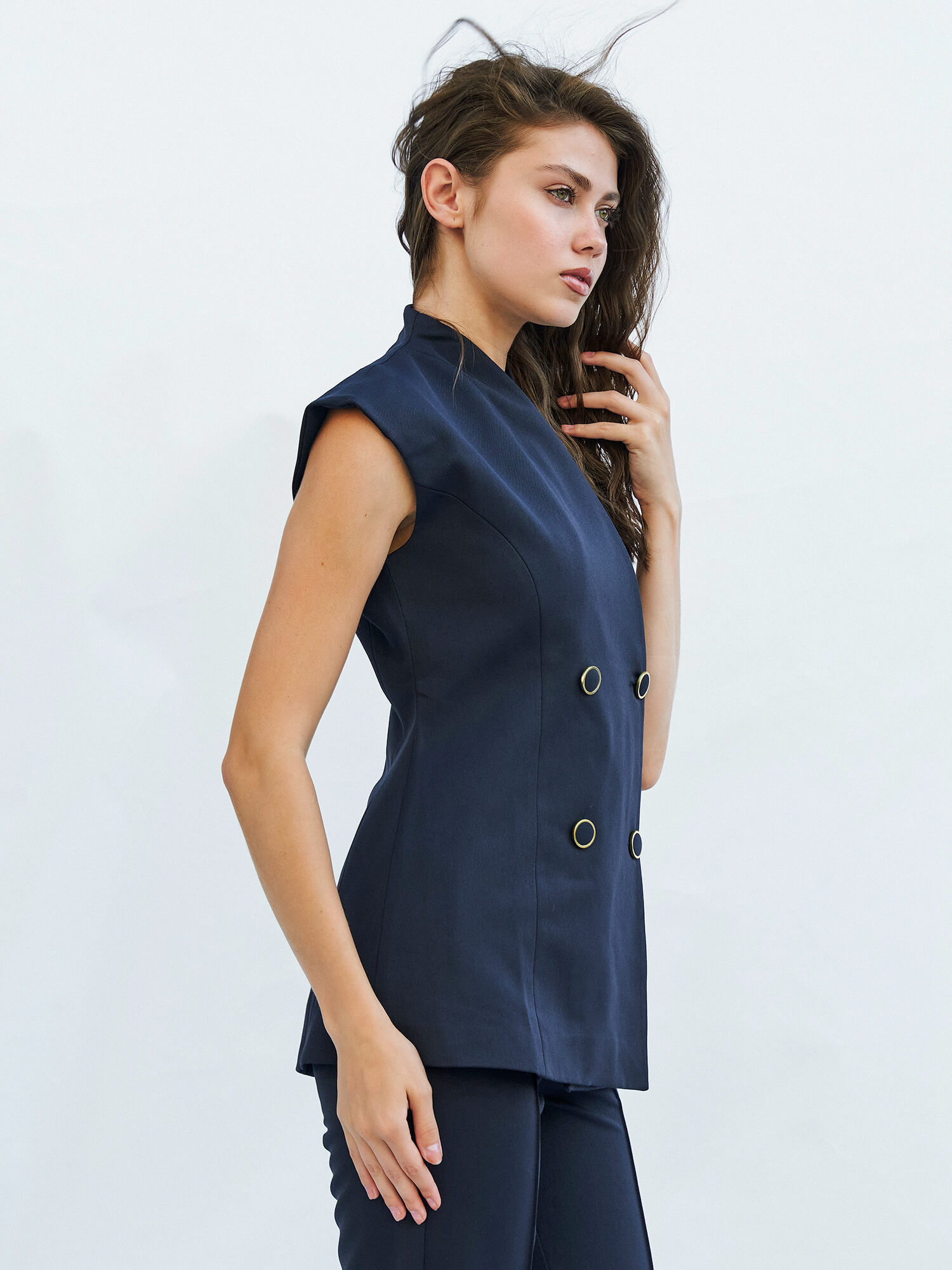 120690 Kimono Yaka Yelek