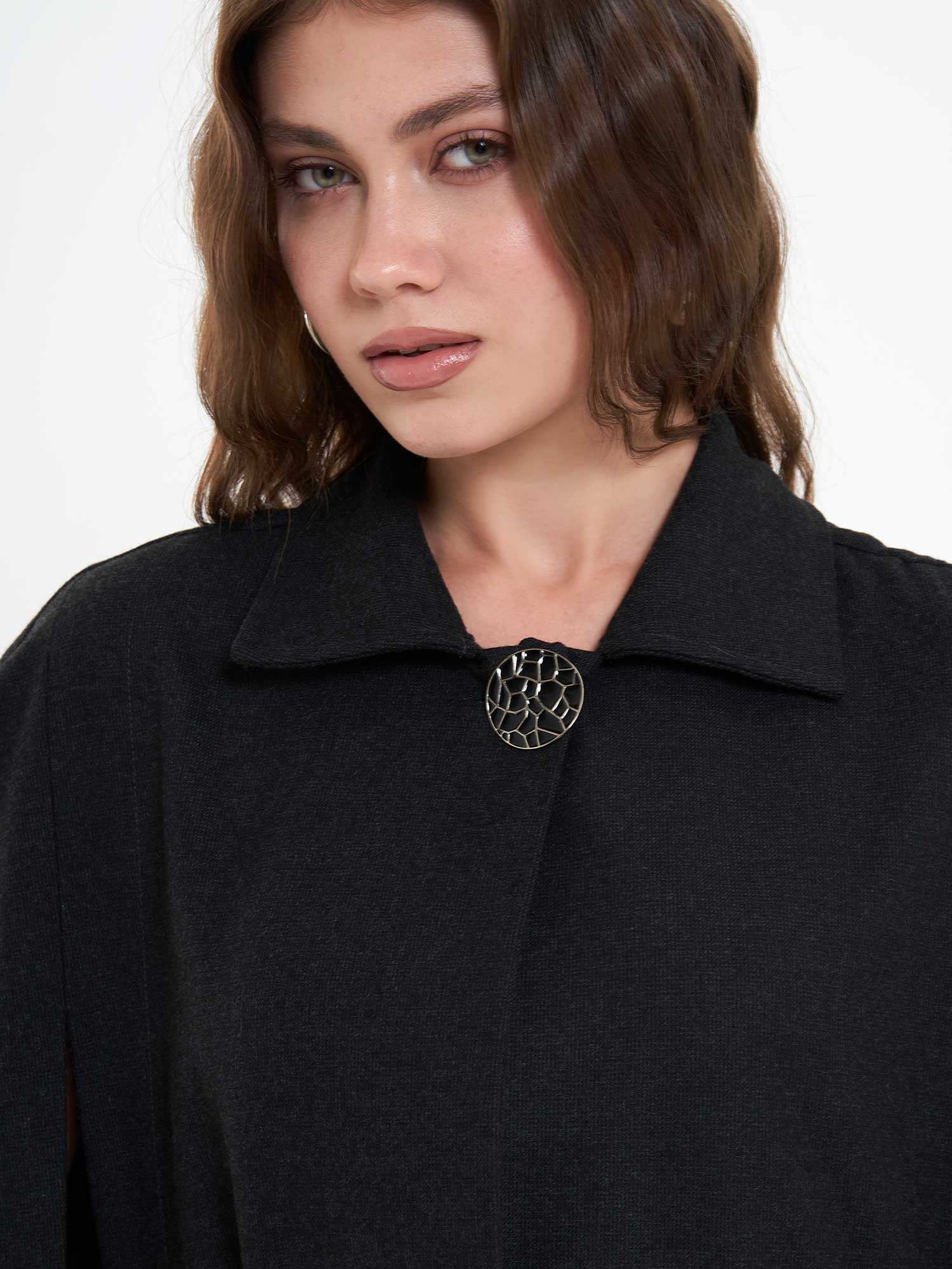 210024 Cepleri Kürk Detaylı Panço