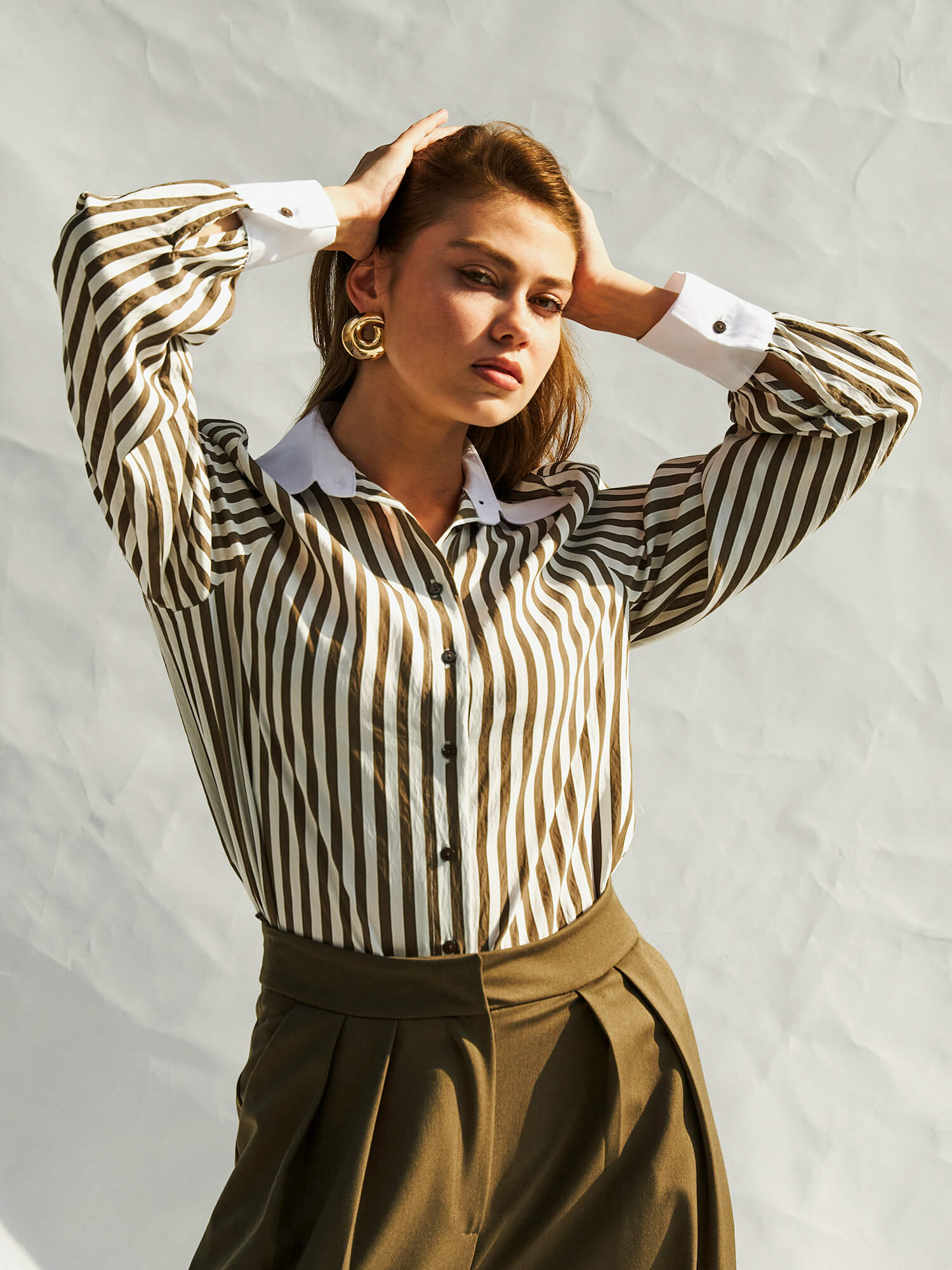 080726 Garnili Erkek Yaka Gömlek