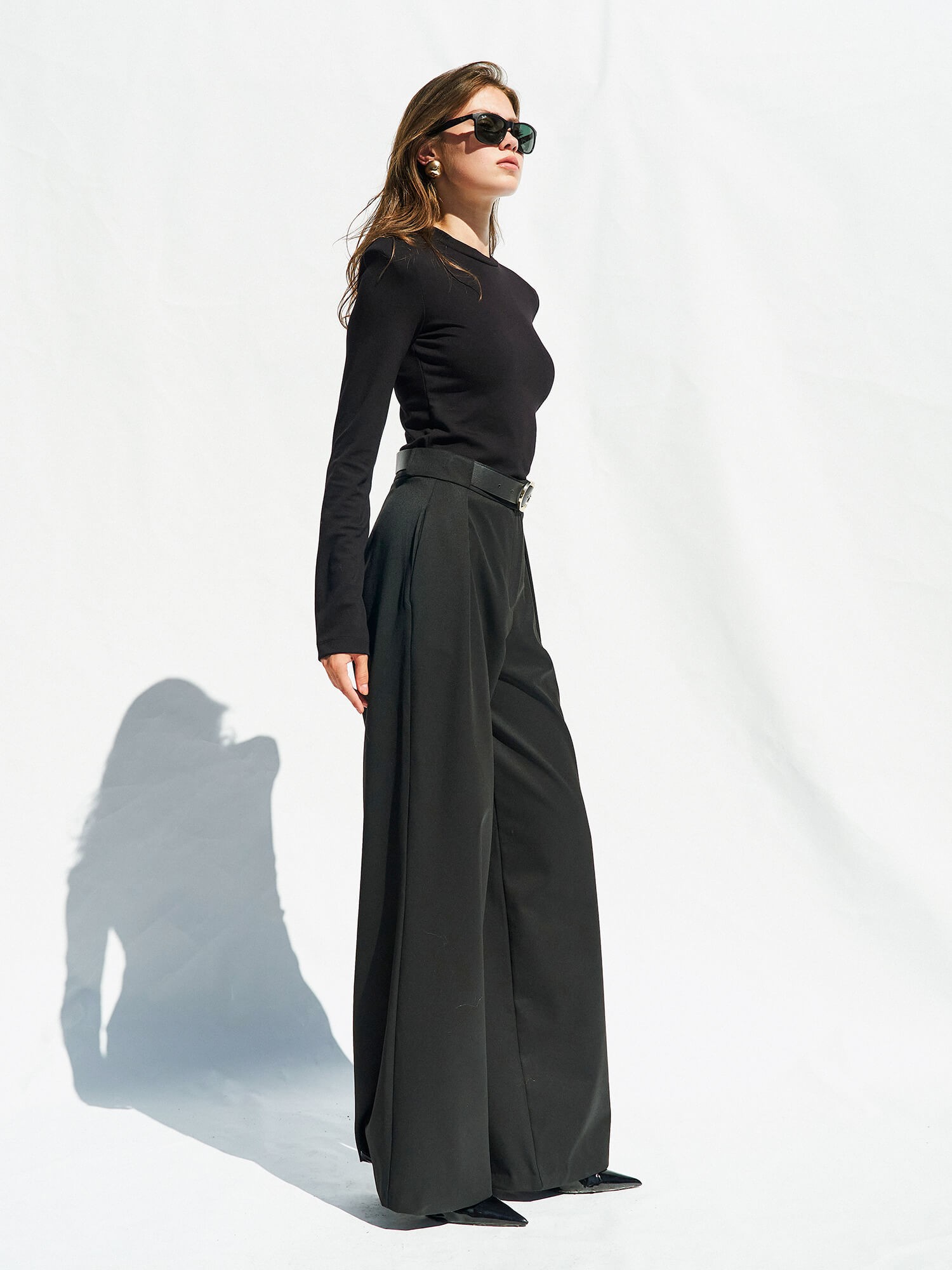 071768 Bisiklet Yaka Vatkalı Bodysuit