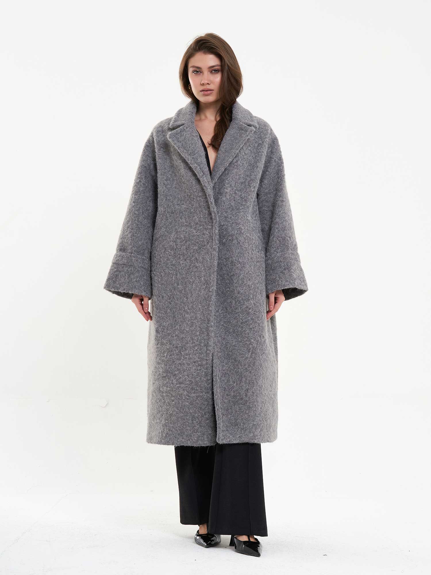 170508 Cepli Uzun Kaban - Gri