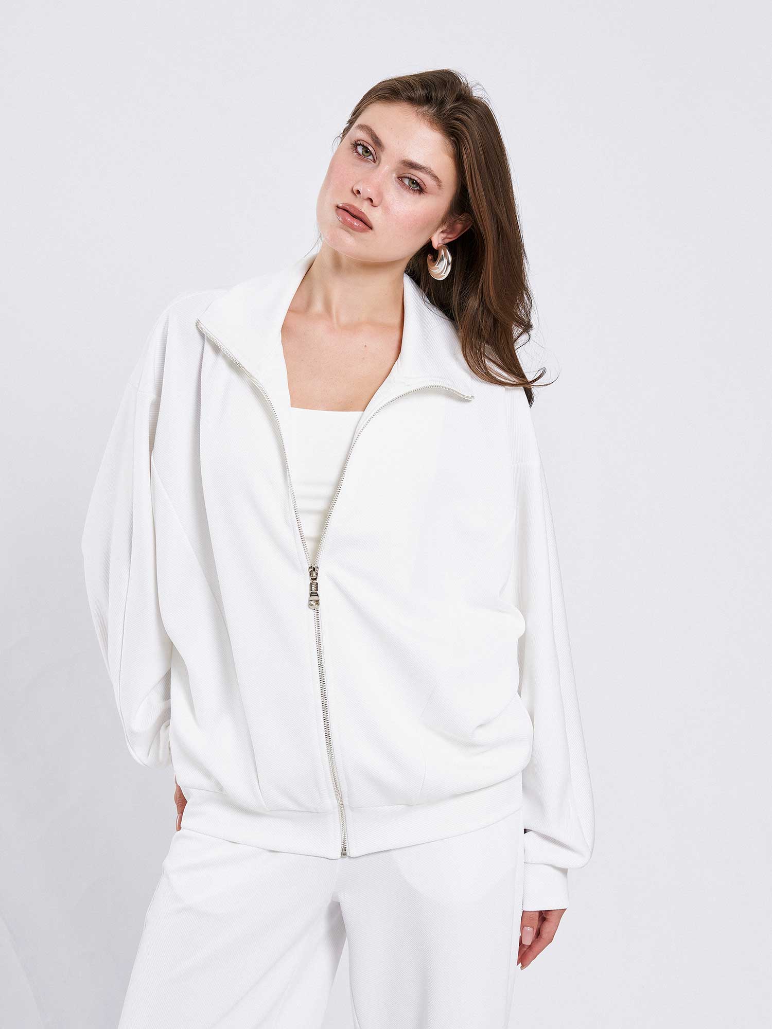 220594 Önü Fermuarlı Örme Eşofman Takım