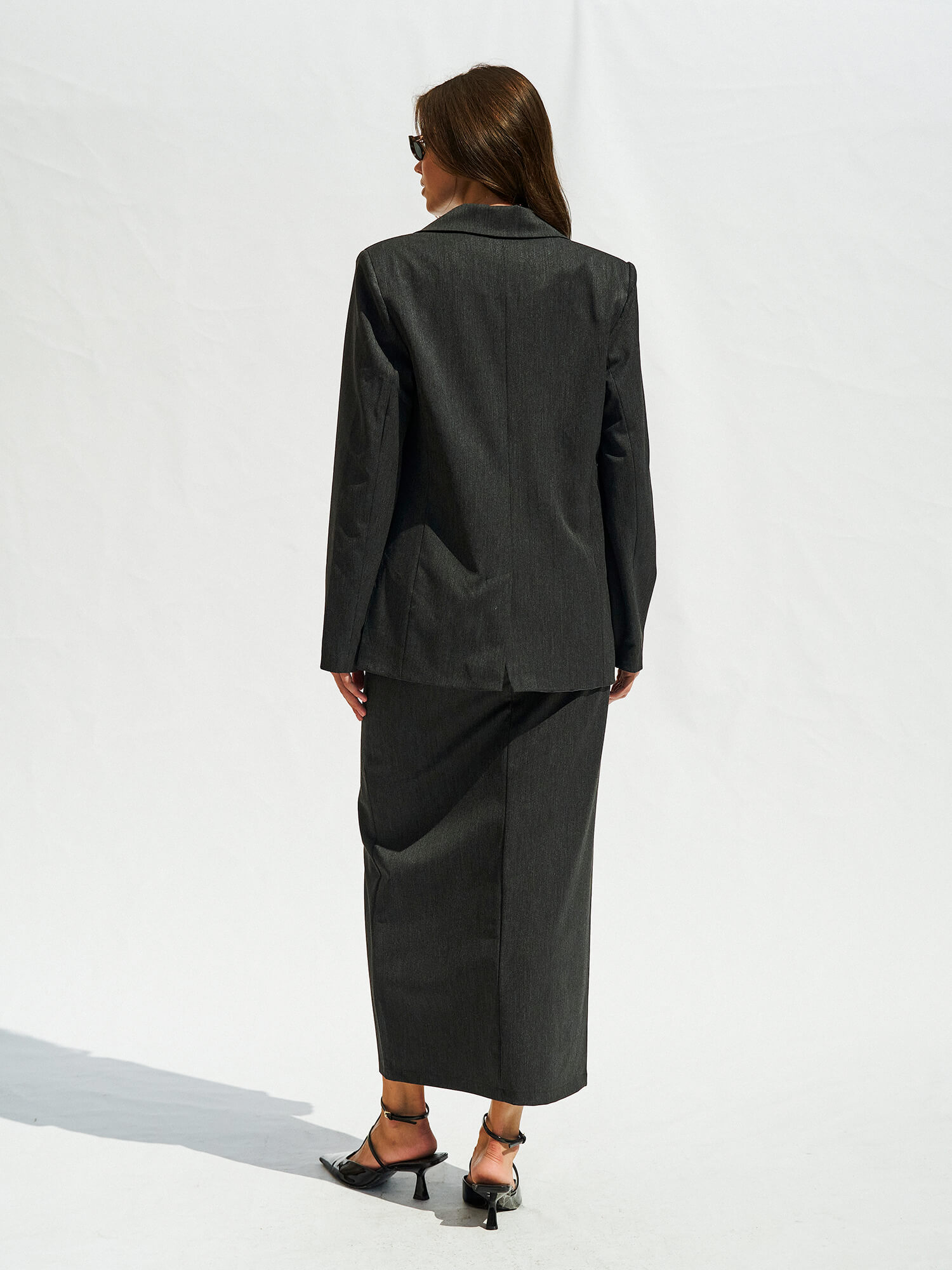 130984 Tek Düğmeli Blazer Ceket