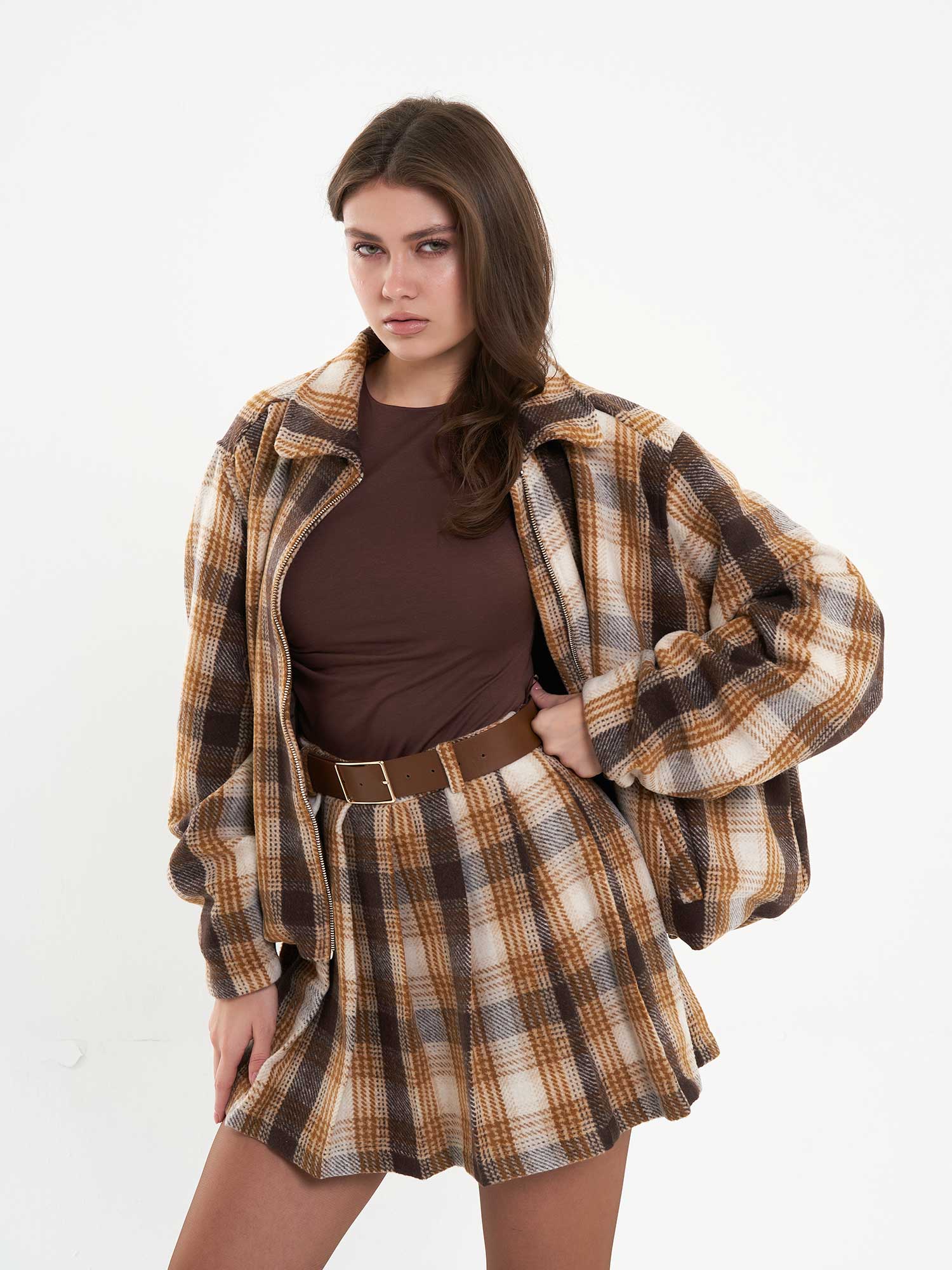 160851 Ekose Bomber Ceket