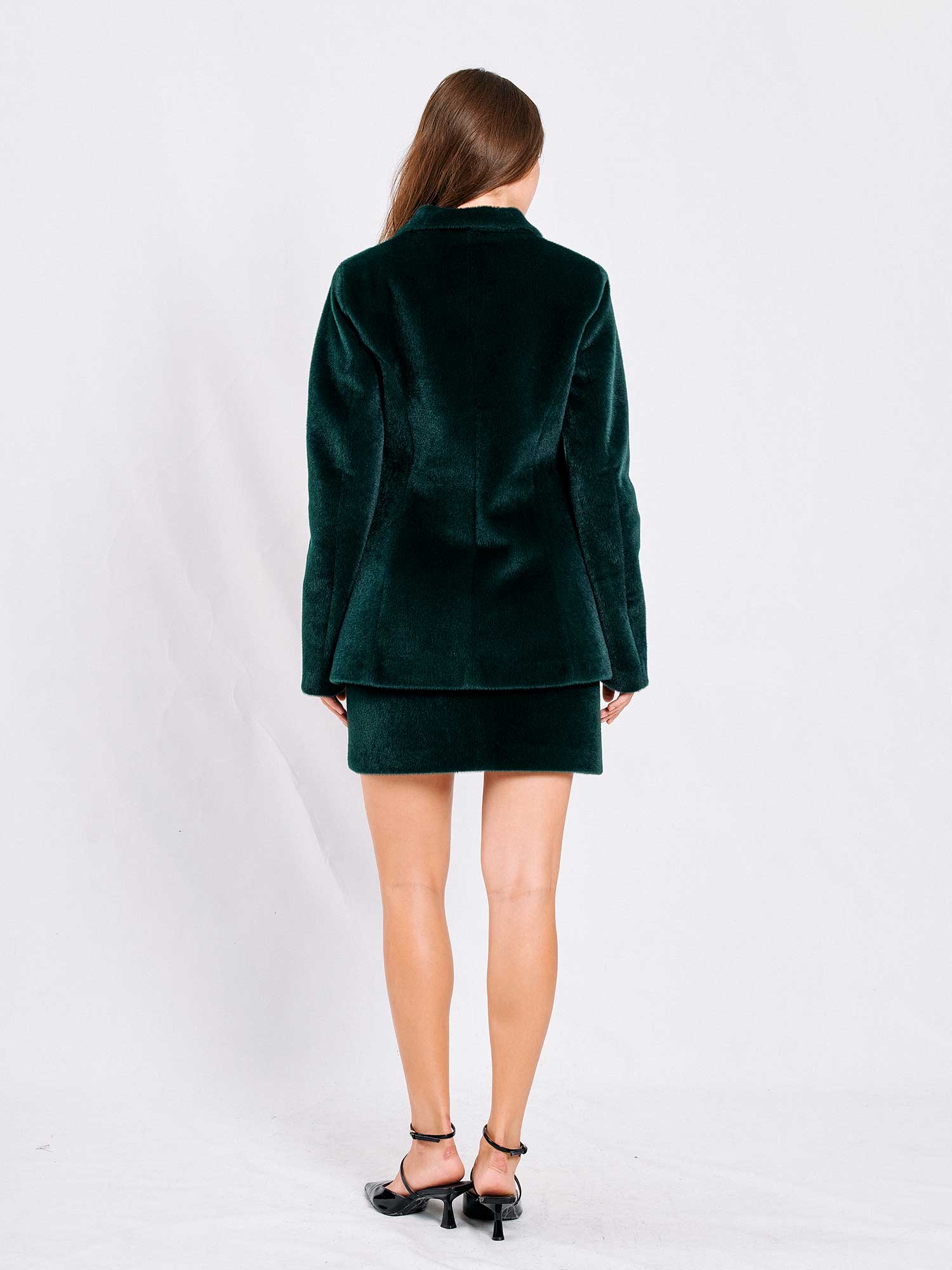 130997 Fleece Hemmed Wacky Jacket