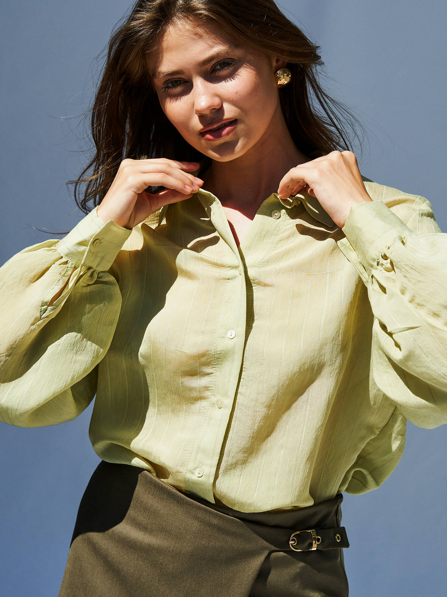 080727 Balon kol Basic Gömlek