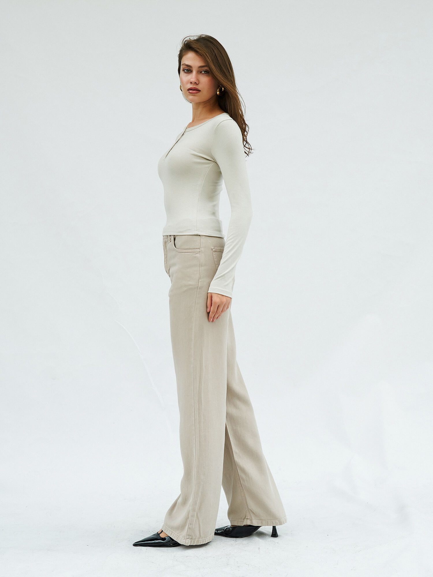 071776 Crew Neck Blouse