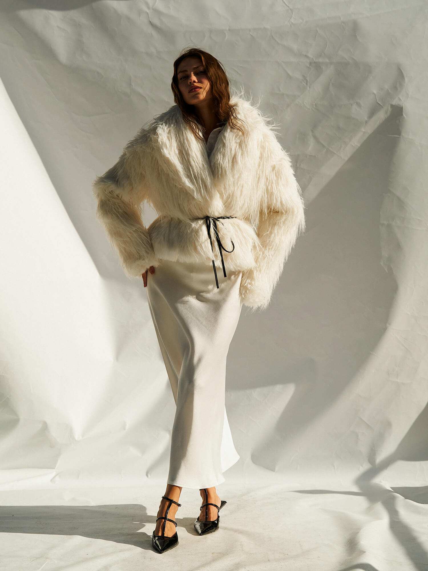 170503 Geniş Yaka Kısa Kürk