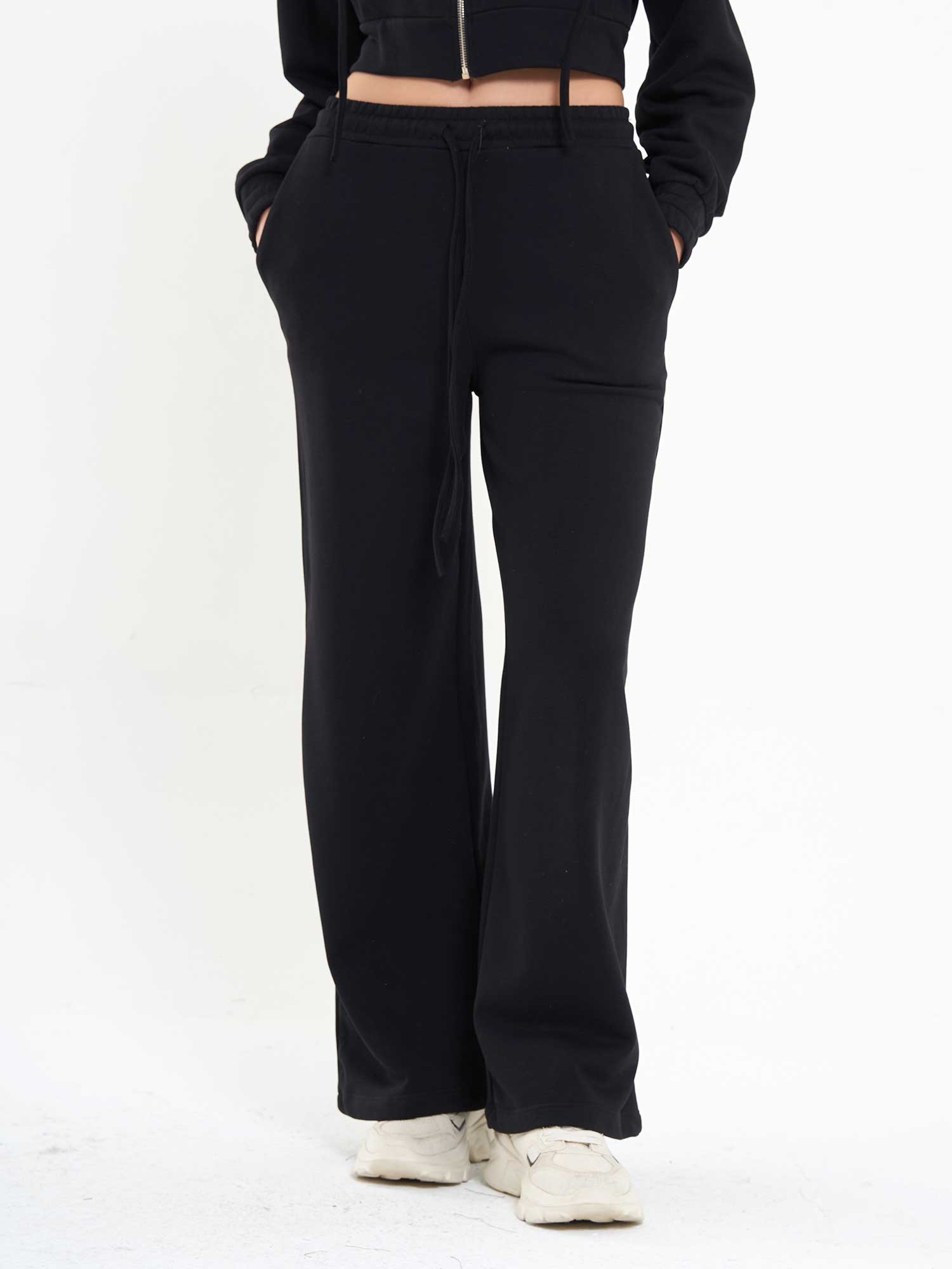 220601 Fermuarlı Sweatshırt Pantolon Takım