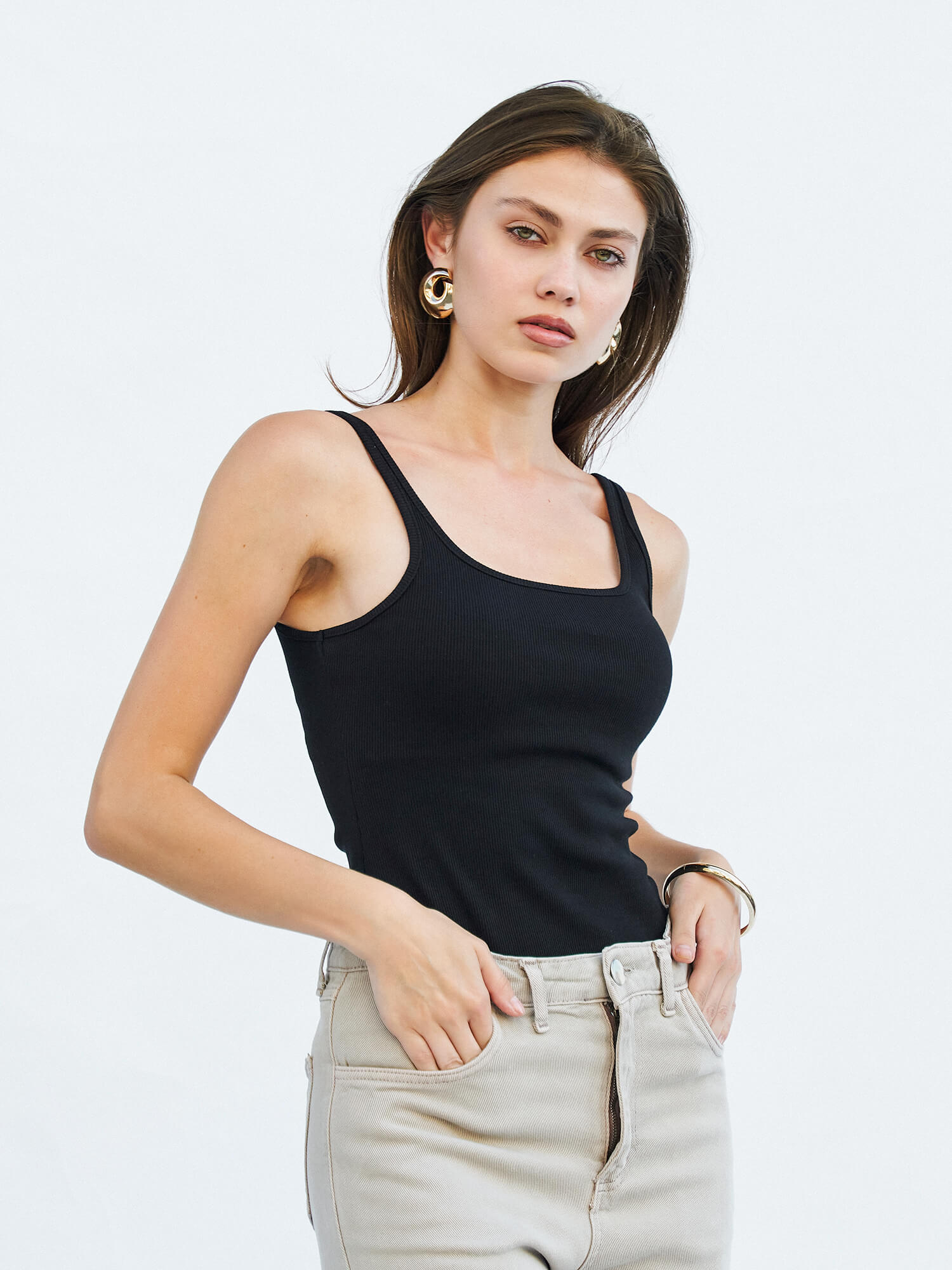 071693 AÇIK YAKA CROP TOP