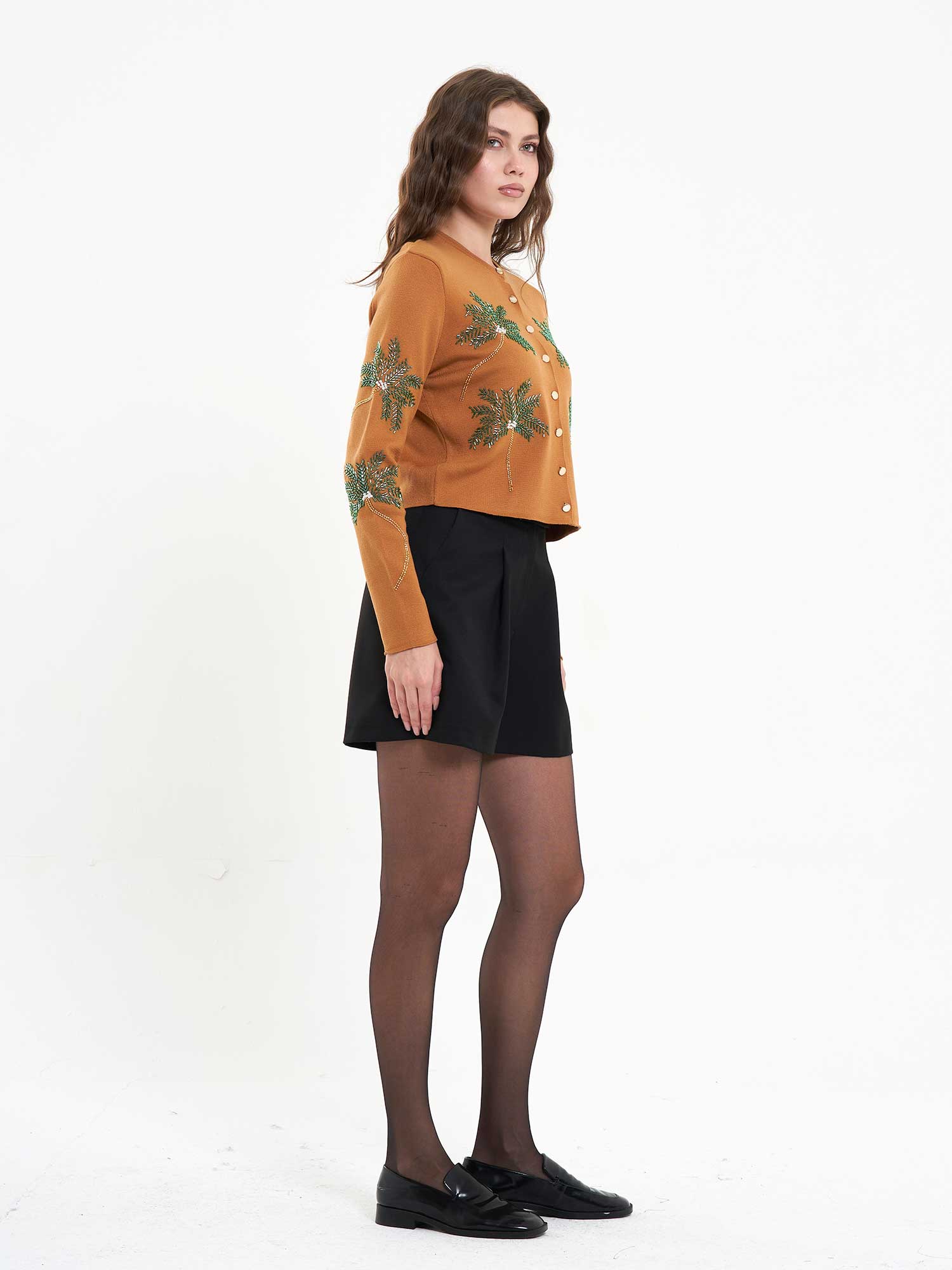 150525 Palmiye Boncuklu Hırka