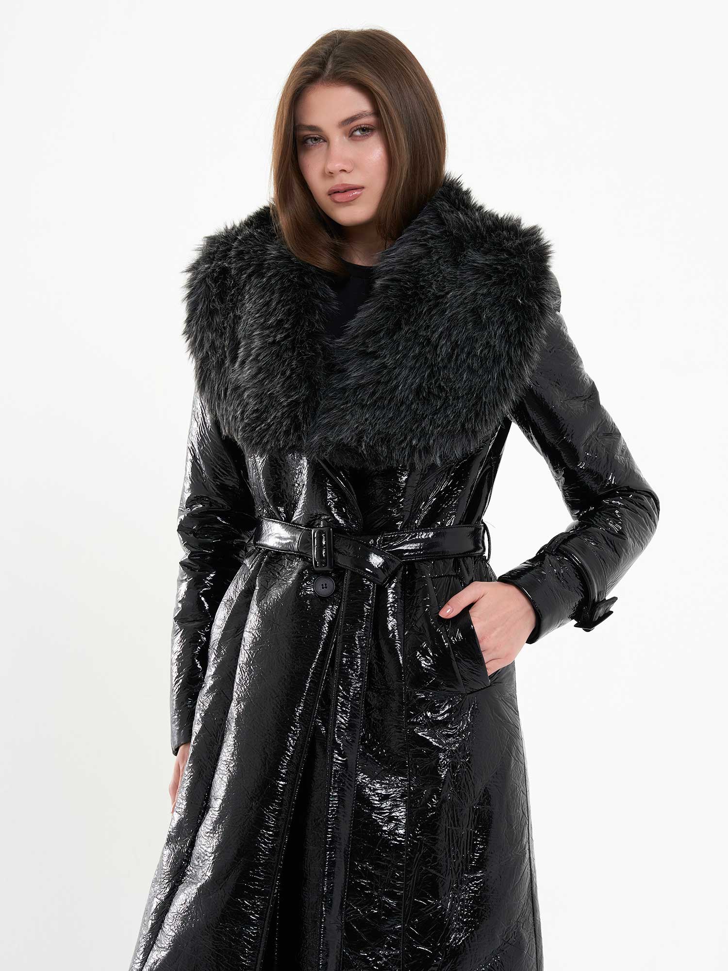 170505 Kürklü Pu Deri Kaban