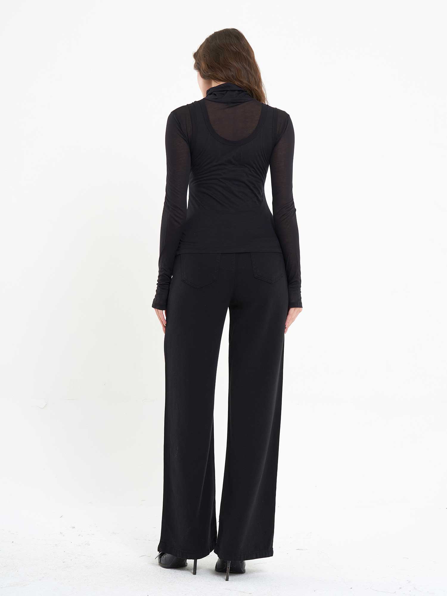 071790 Örme Atlet Detaylı Badi