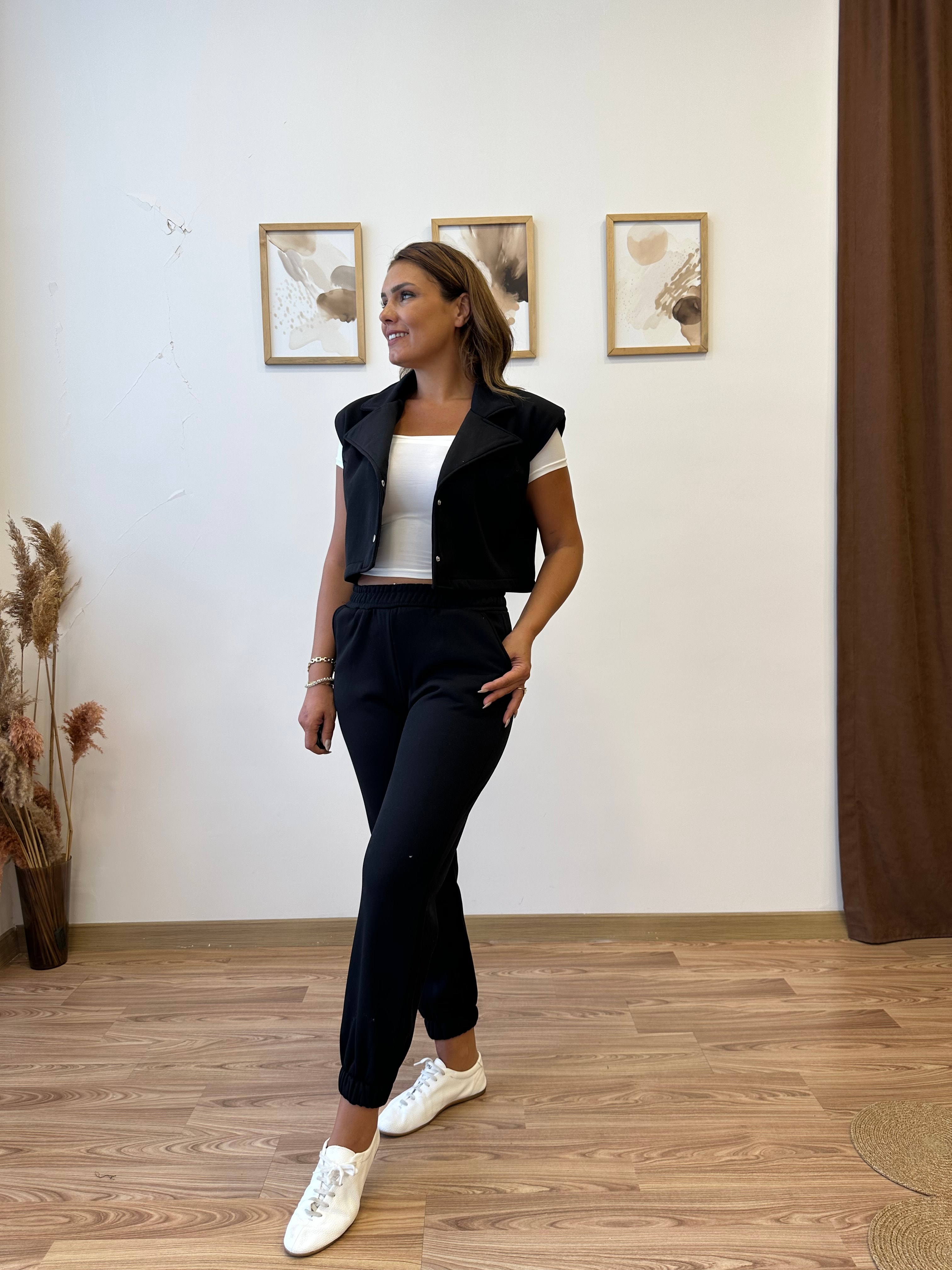 Yelekli Eşofman Takım