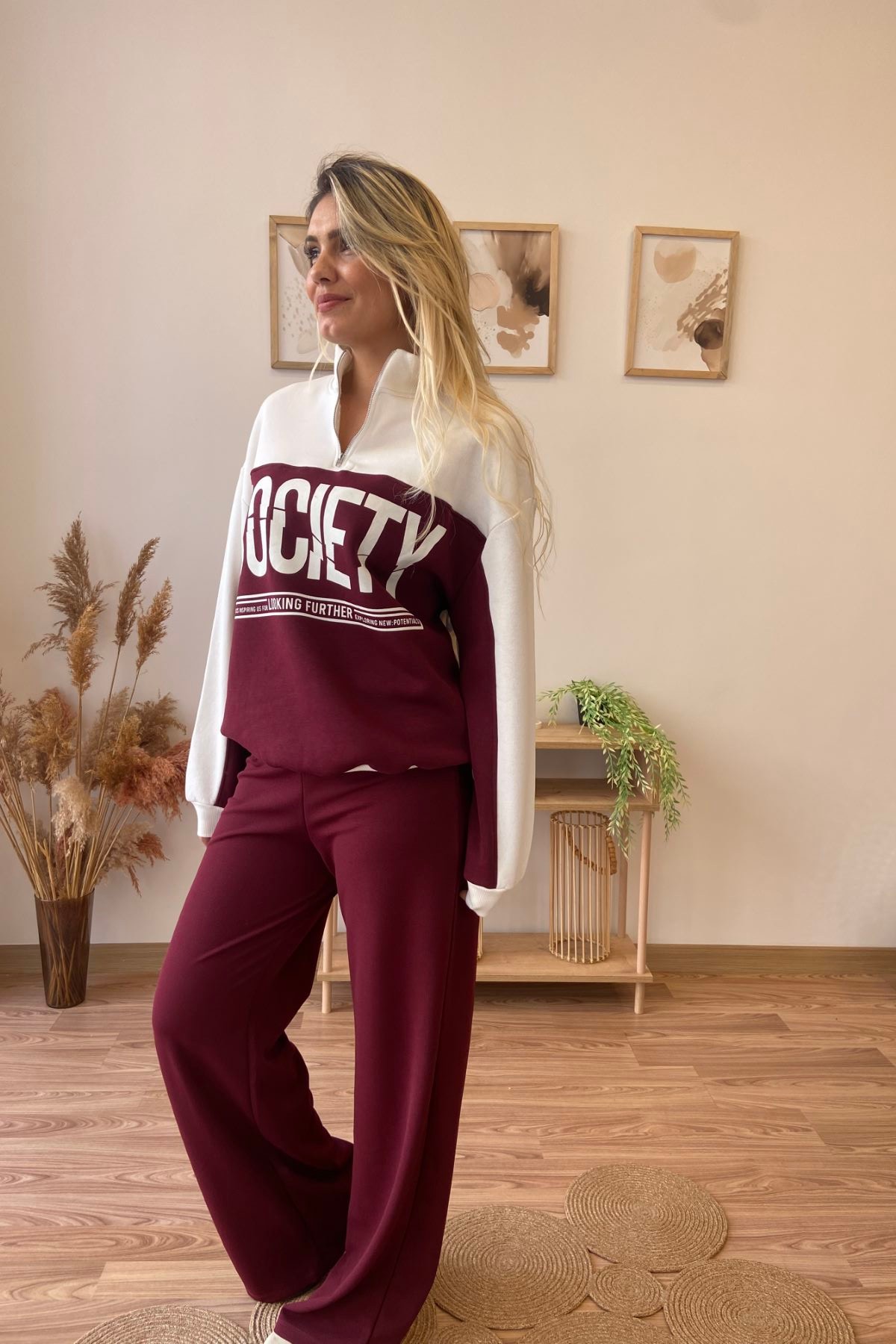 Bordo Garnili Sweatshirt