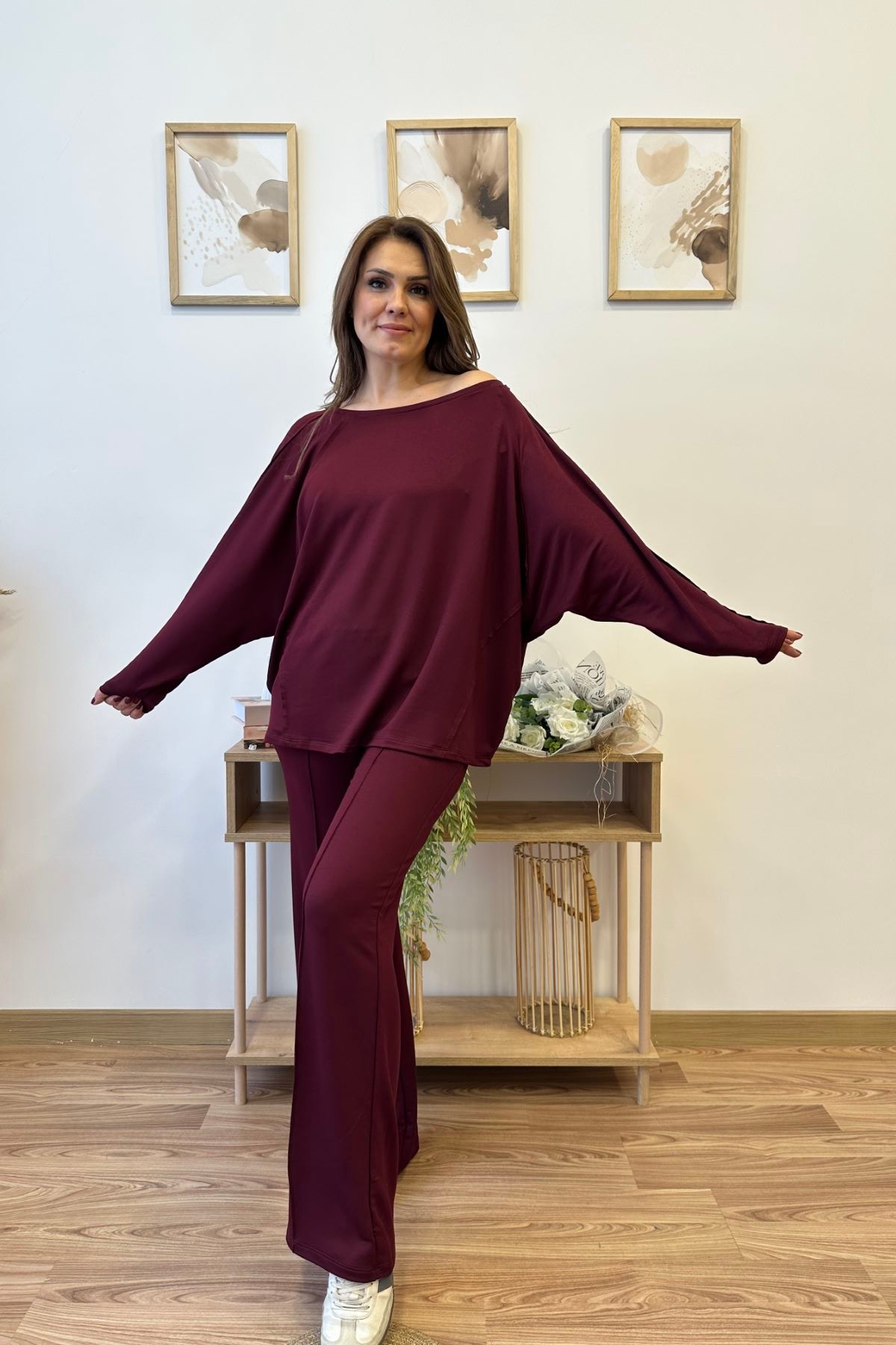 Modal Kumaş Salaş İkili Takım