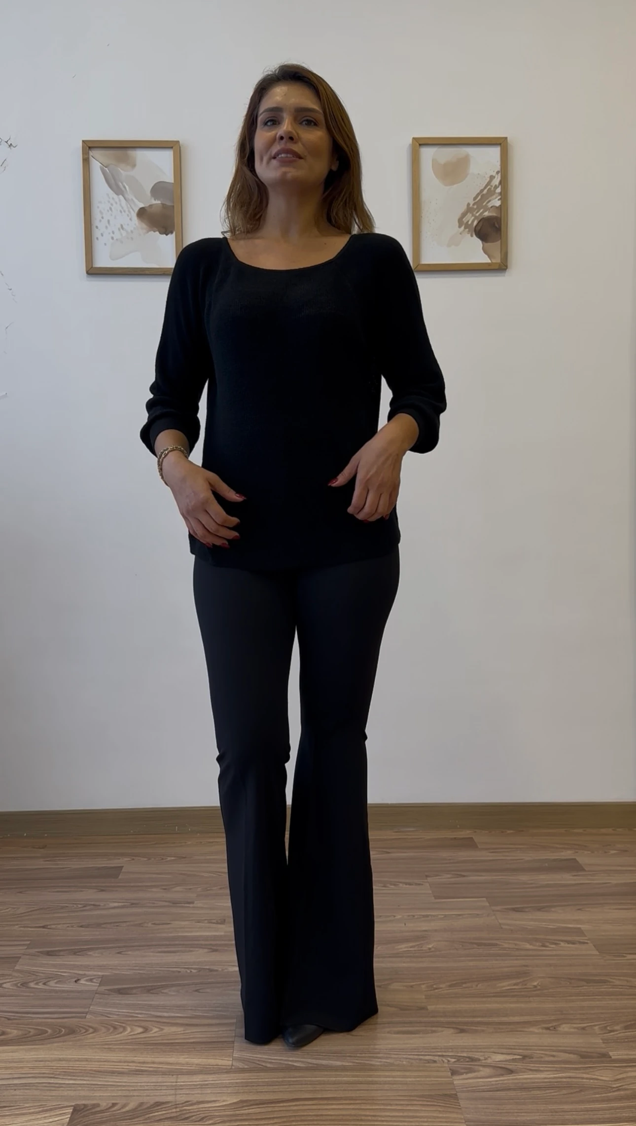 Triko Basic Bluz - siyah