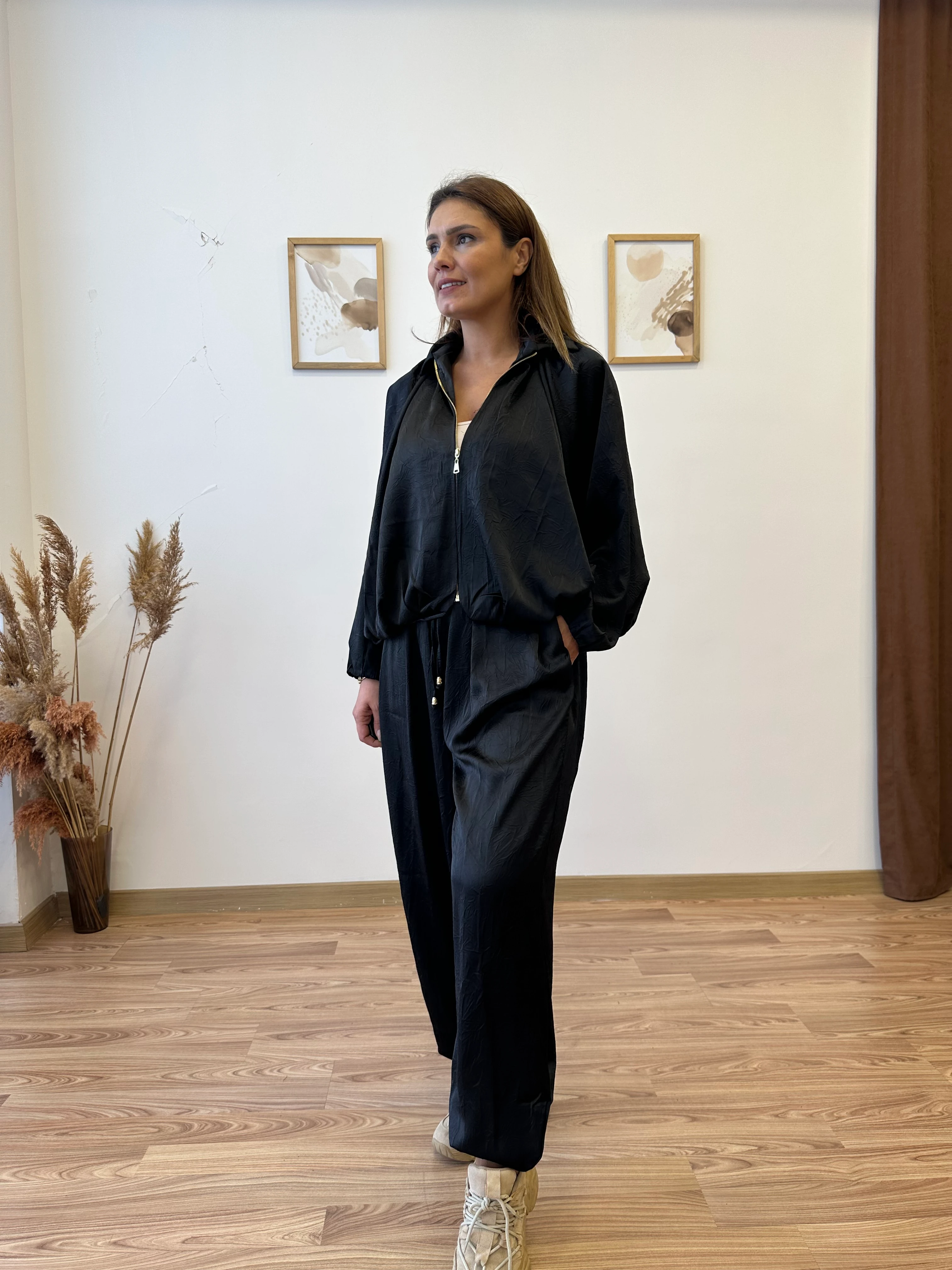 Tasarım Bomber Ceket Şalvar Takım