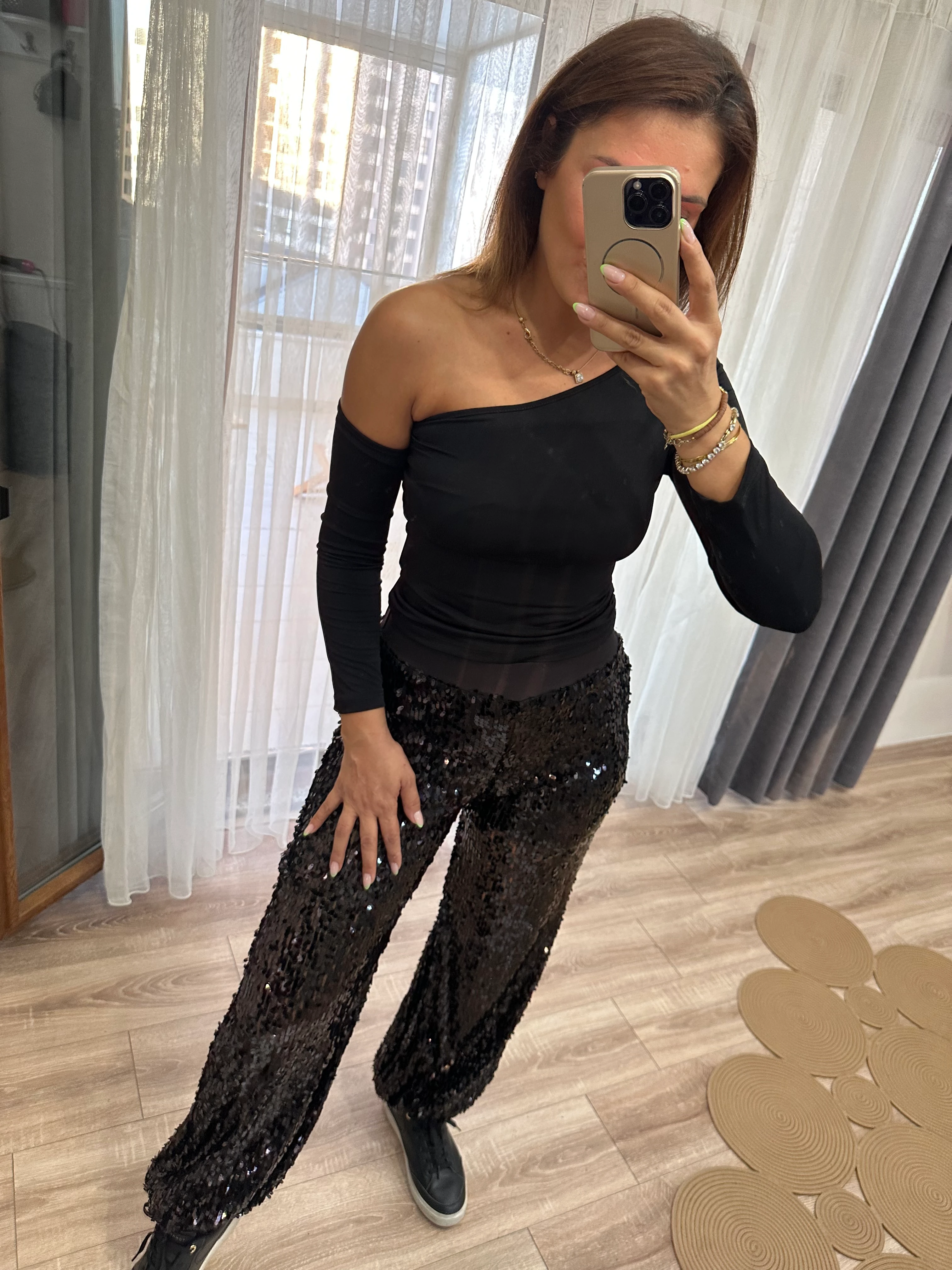 Payetli Jogger Pantolon