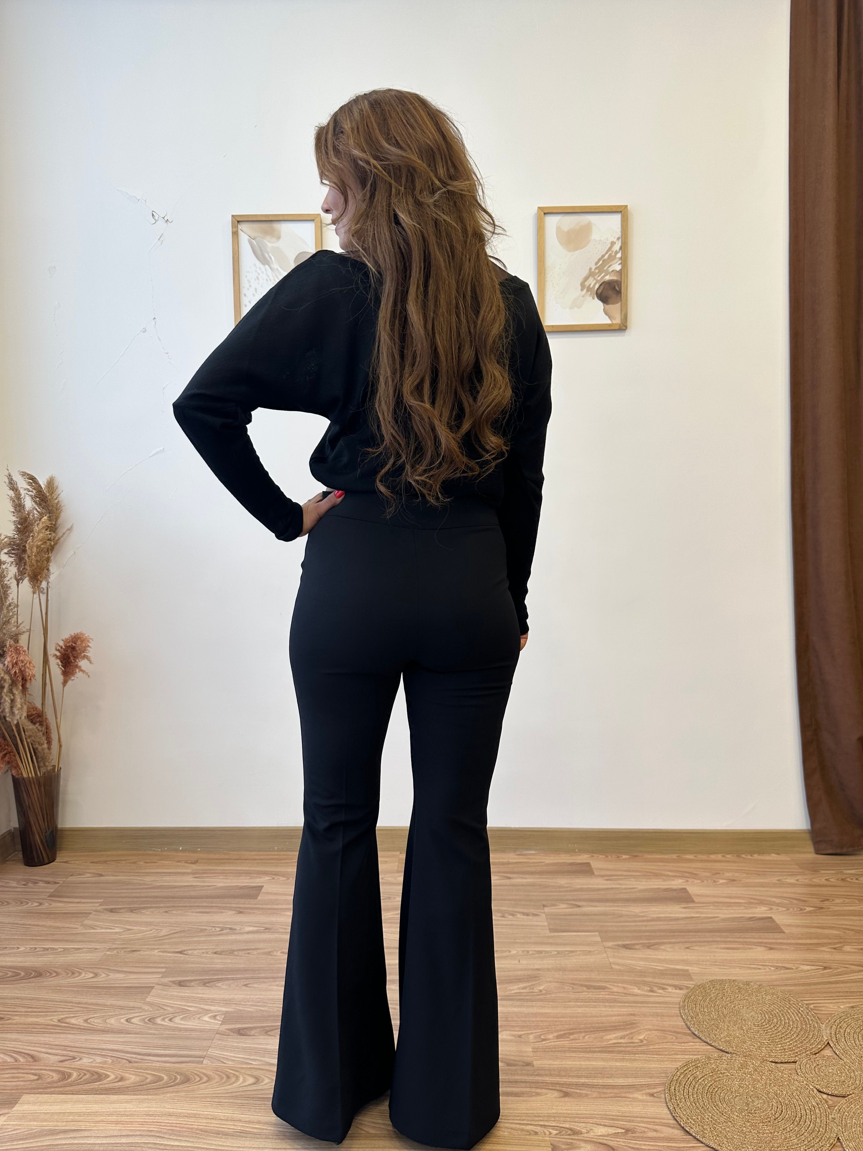 İspanyol Paça Krep Pantolon