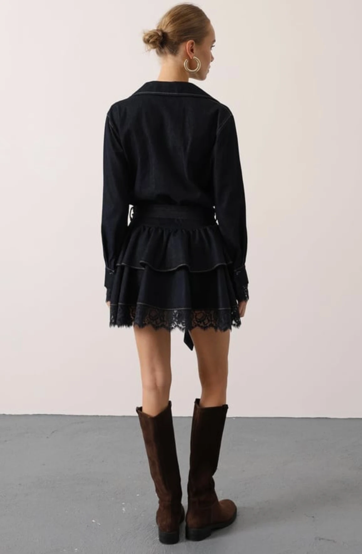 Dantelli Mini Jean Elbise