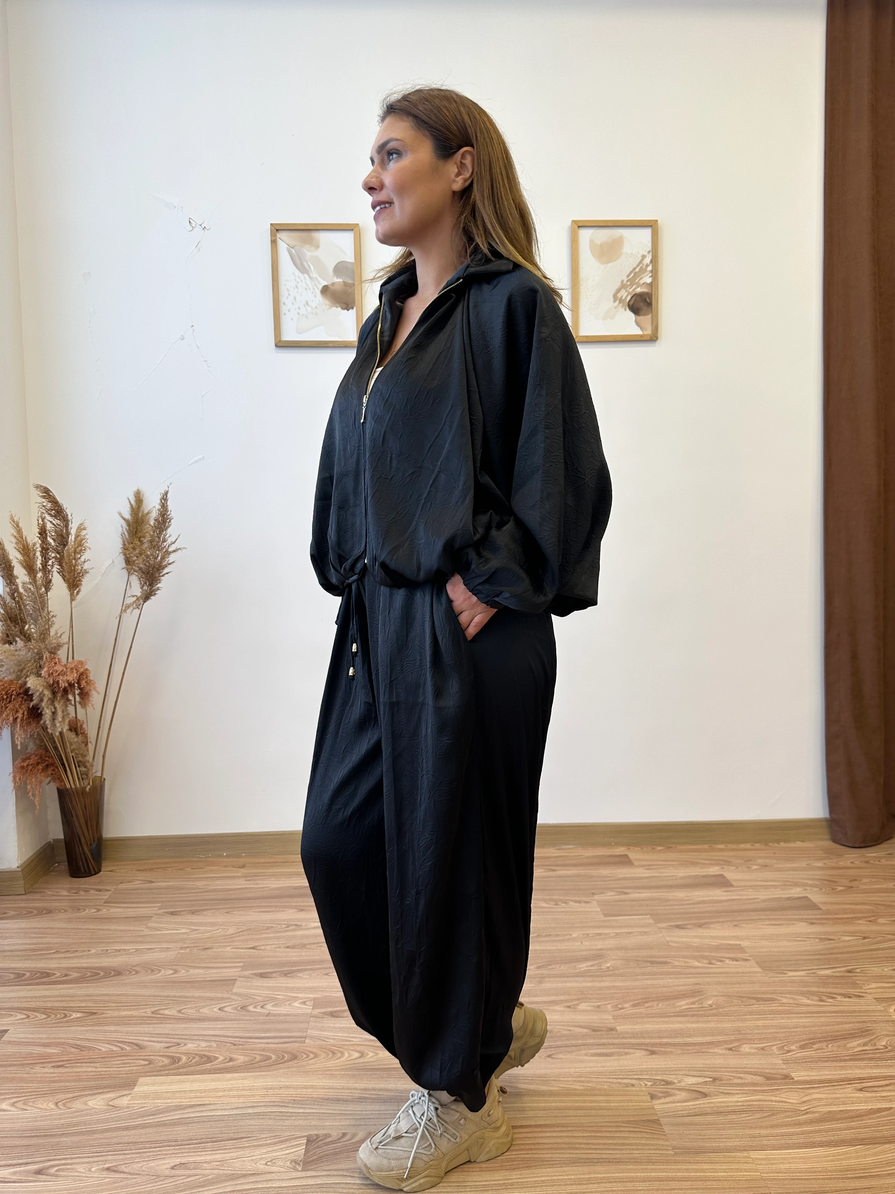 Tasarım Bomber Ceket Şalvar Takım