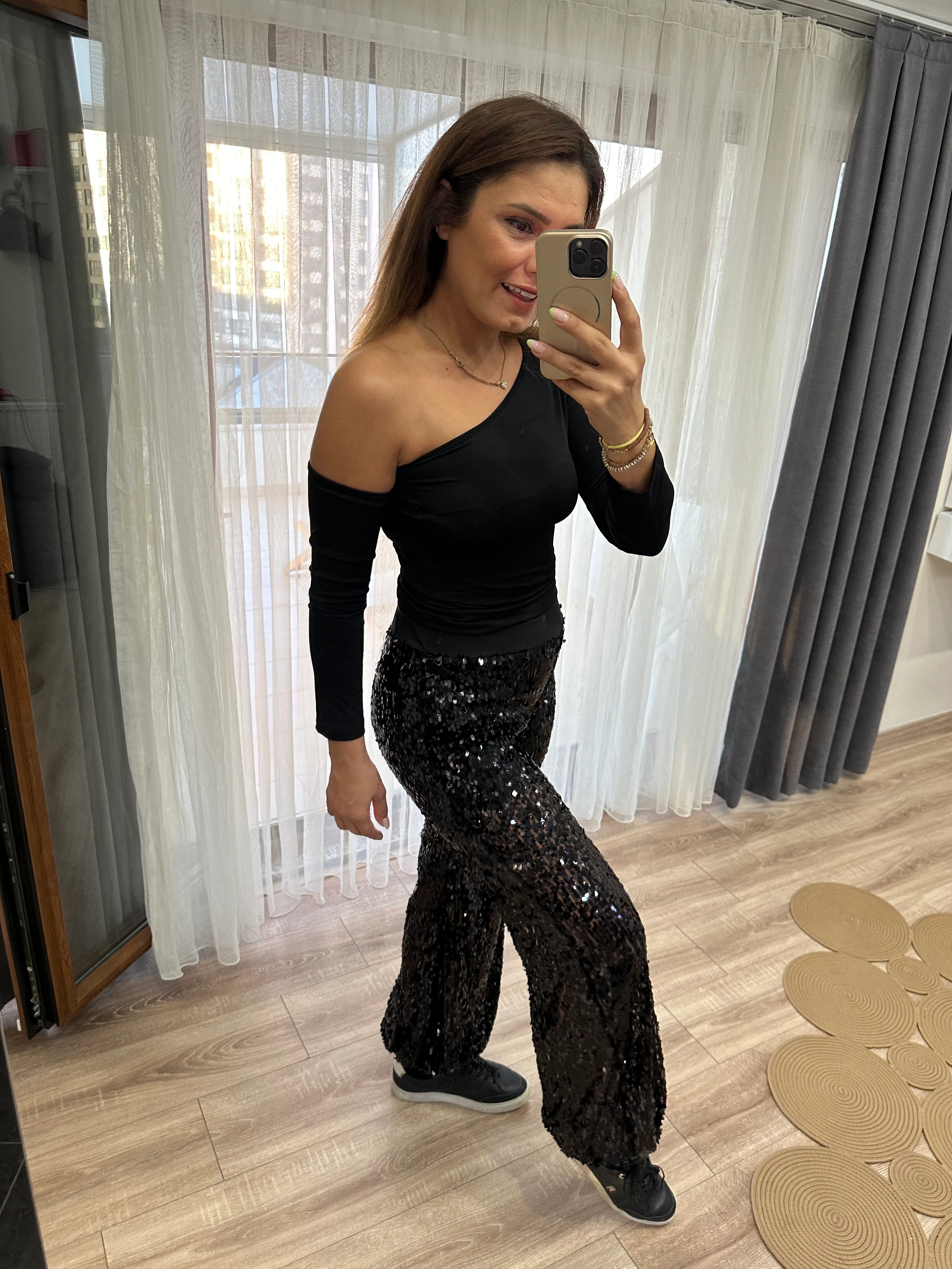 Payetli Jogger Pantolon