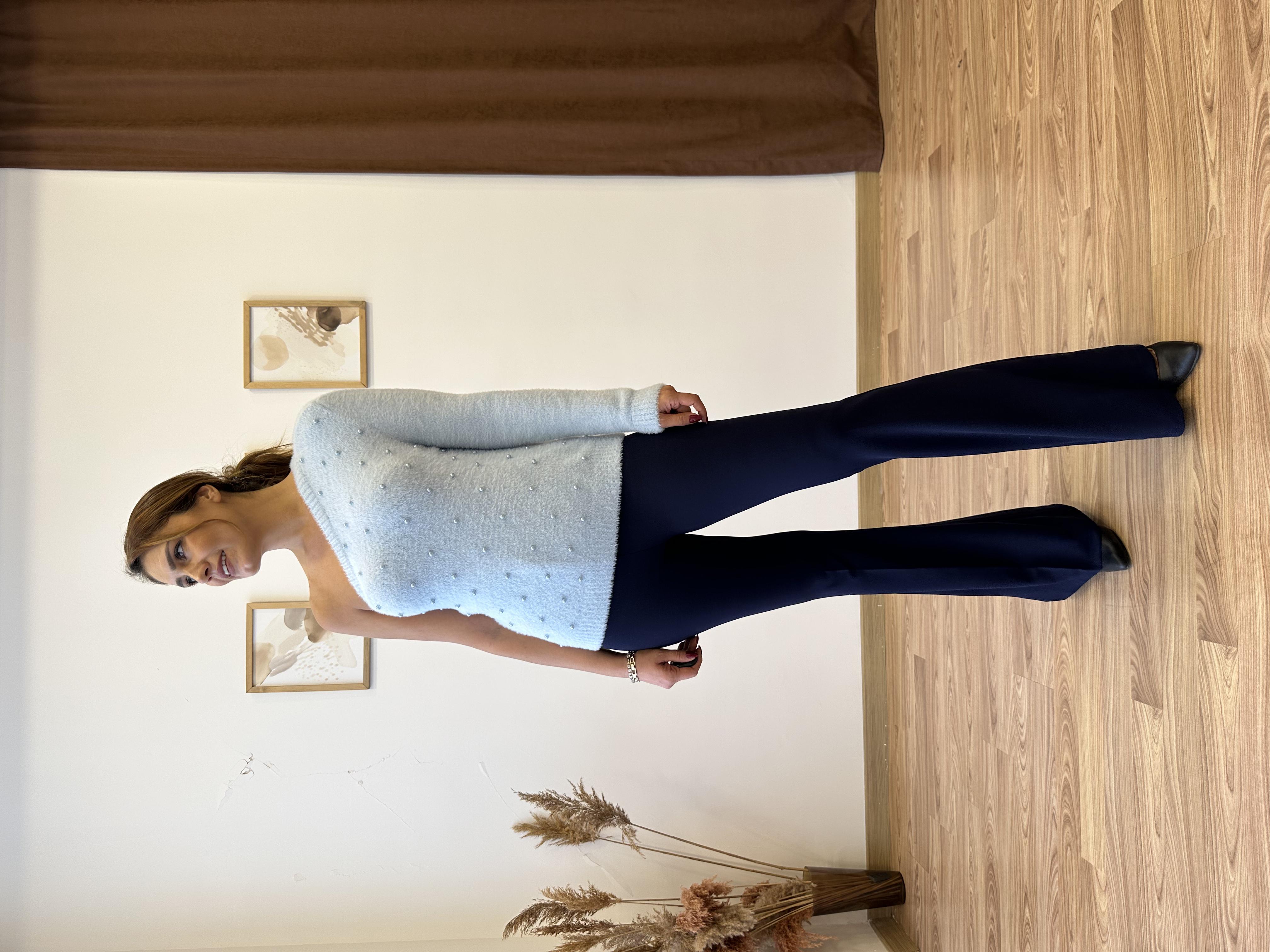 İspanyol Paça Krep Pantolon