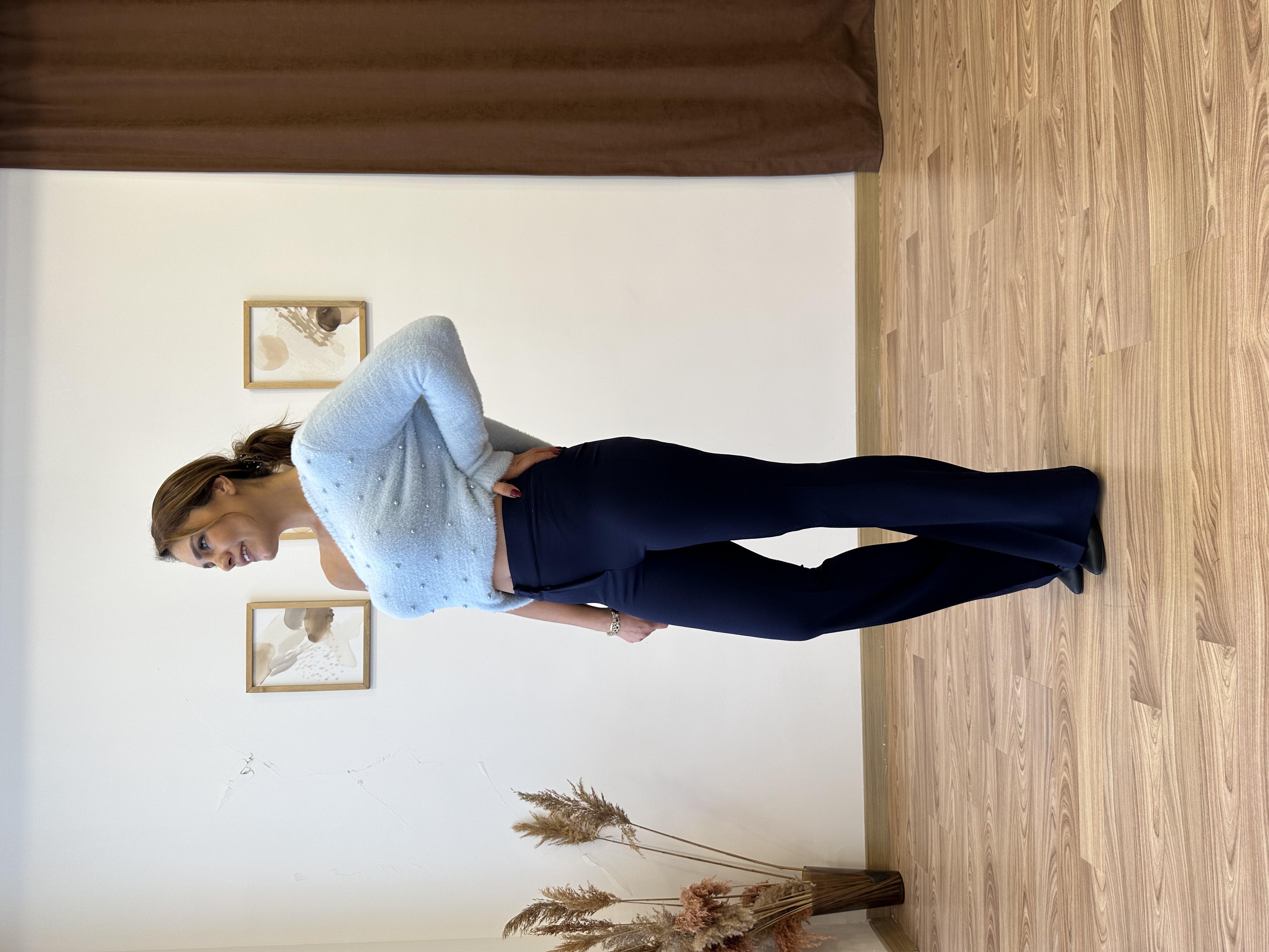 İspanyol Paça Krep Pantolon