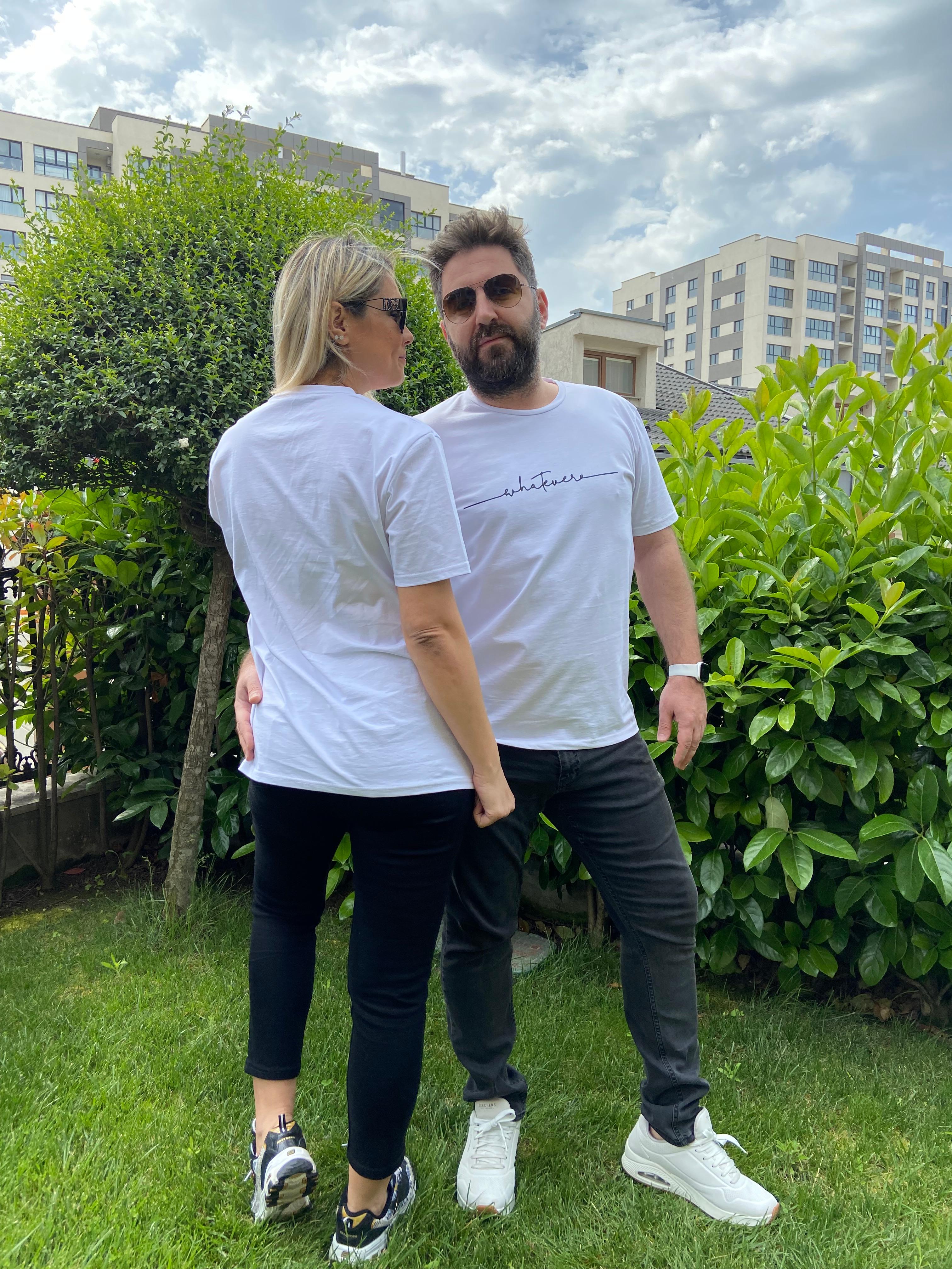 Unisex Yazı Baskılı Tshirt