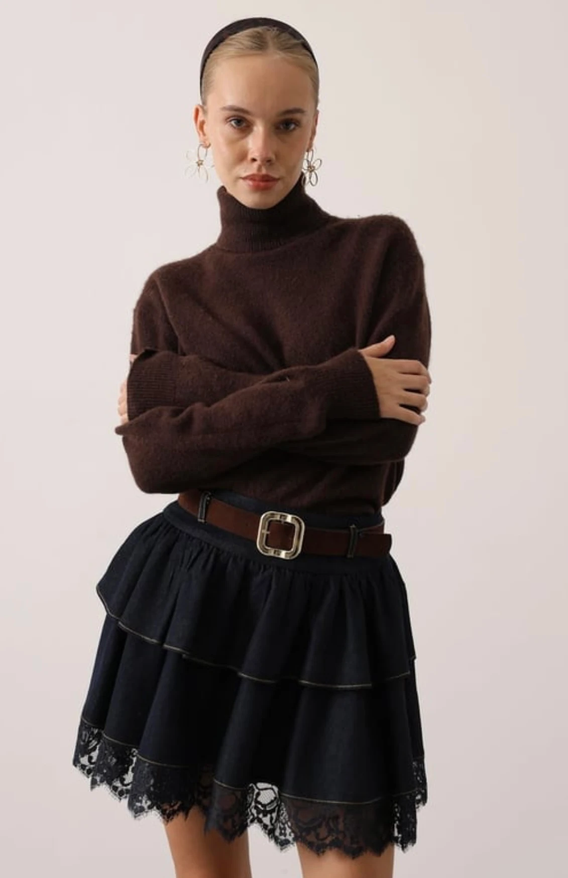 Dantelli Mini Jean Etek