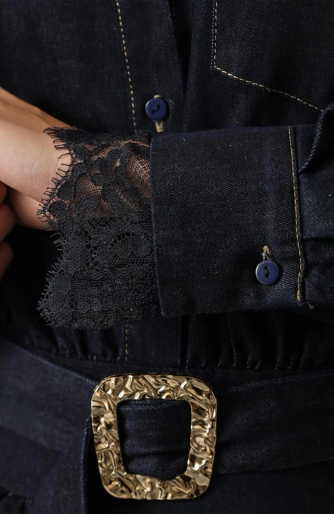 Dantelli Mini Jean Elbise