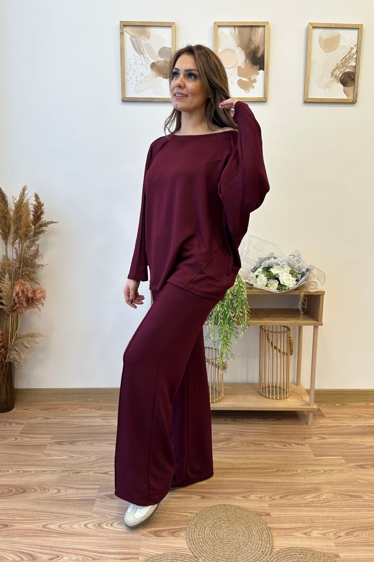 Modal Kumaş Salaş İkili Takım