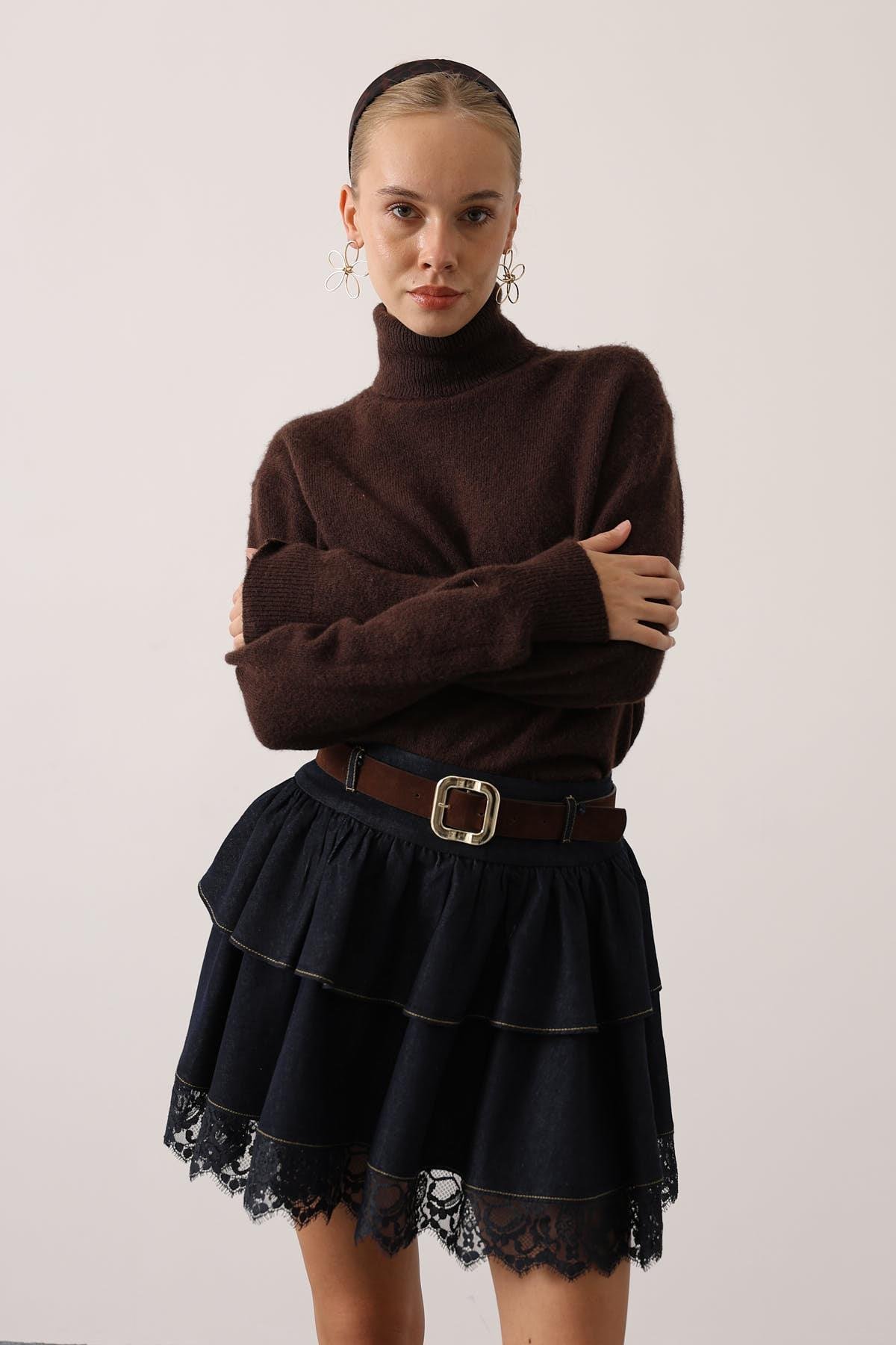 Dantelli Mini Jean Etek