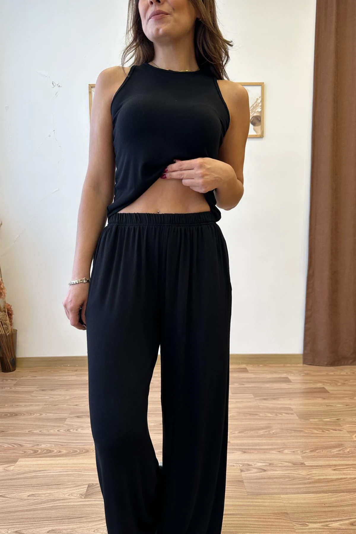 Üçlü Örme Triko Takım