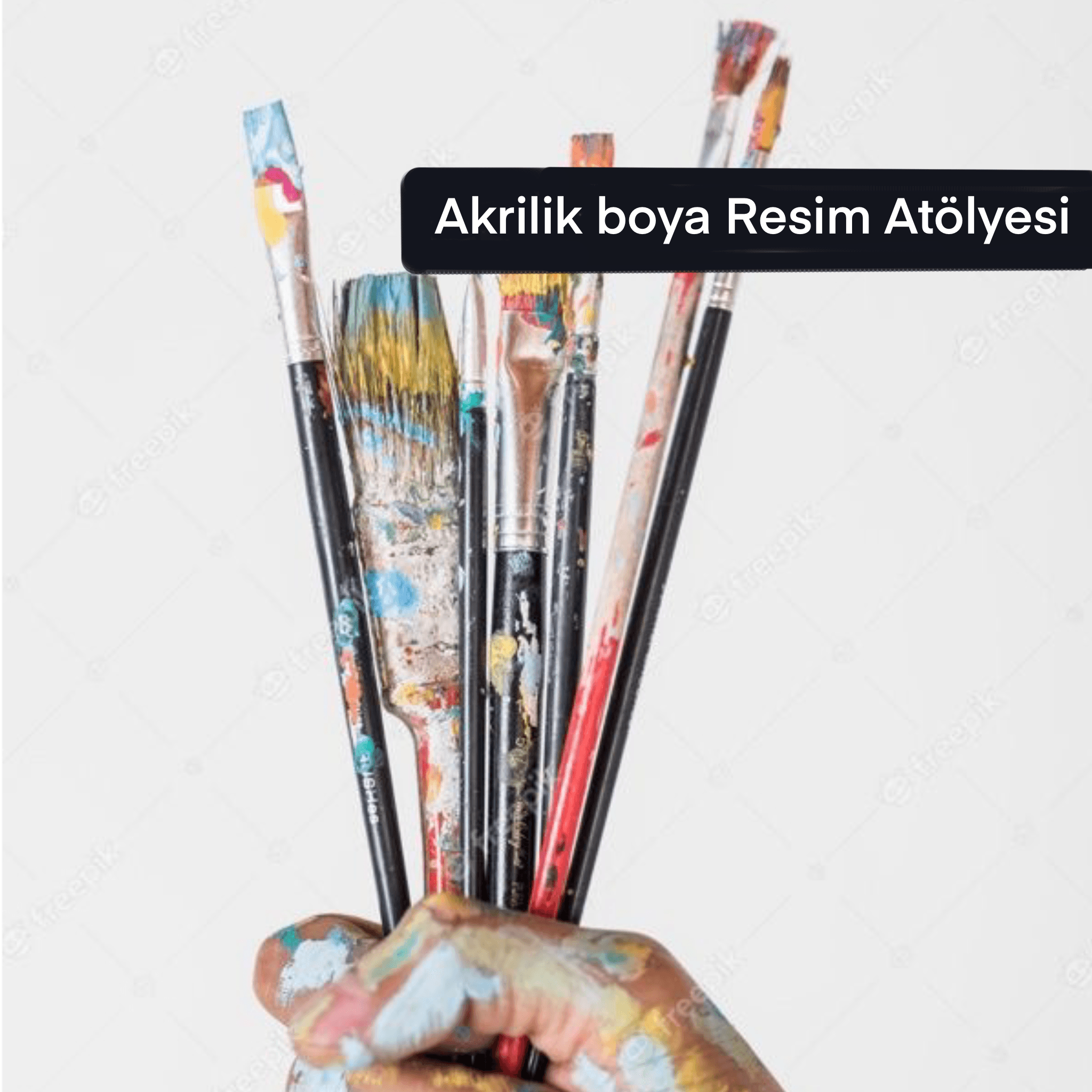 Akrilik Boya Resim Kursu/ Aylık (4 Hafta)