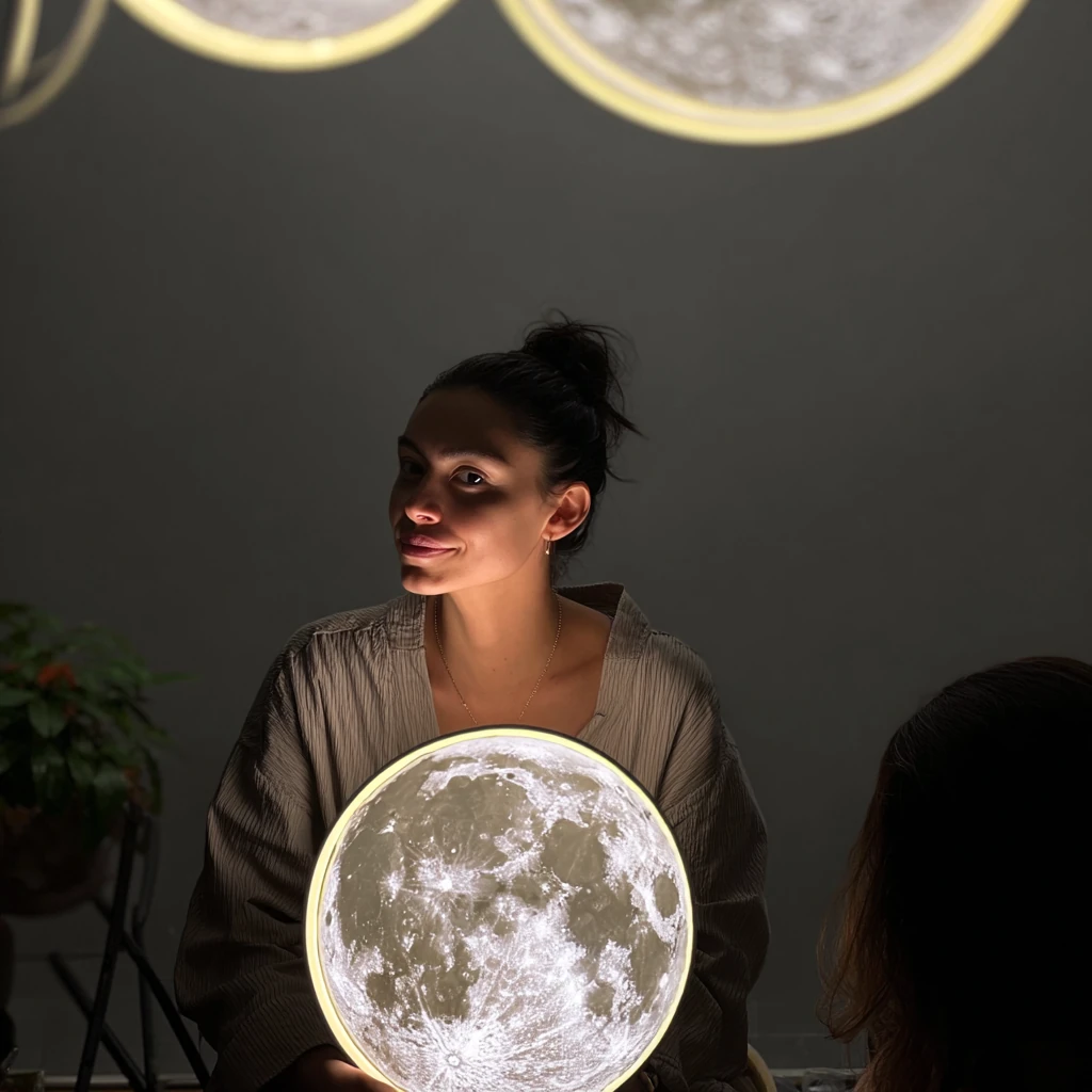 3D Moon Lamp Kit - 3 Boyutlu Ay Lamba Kiti