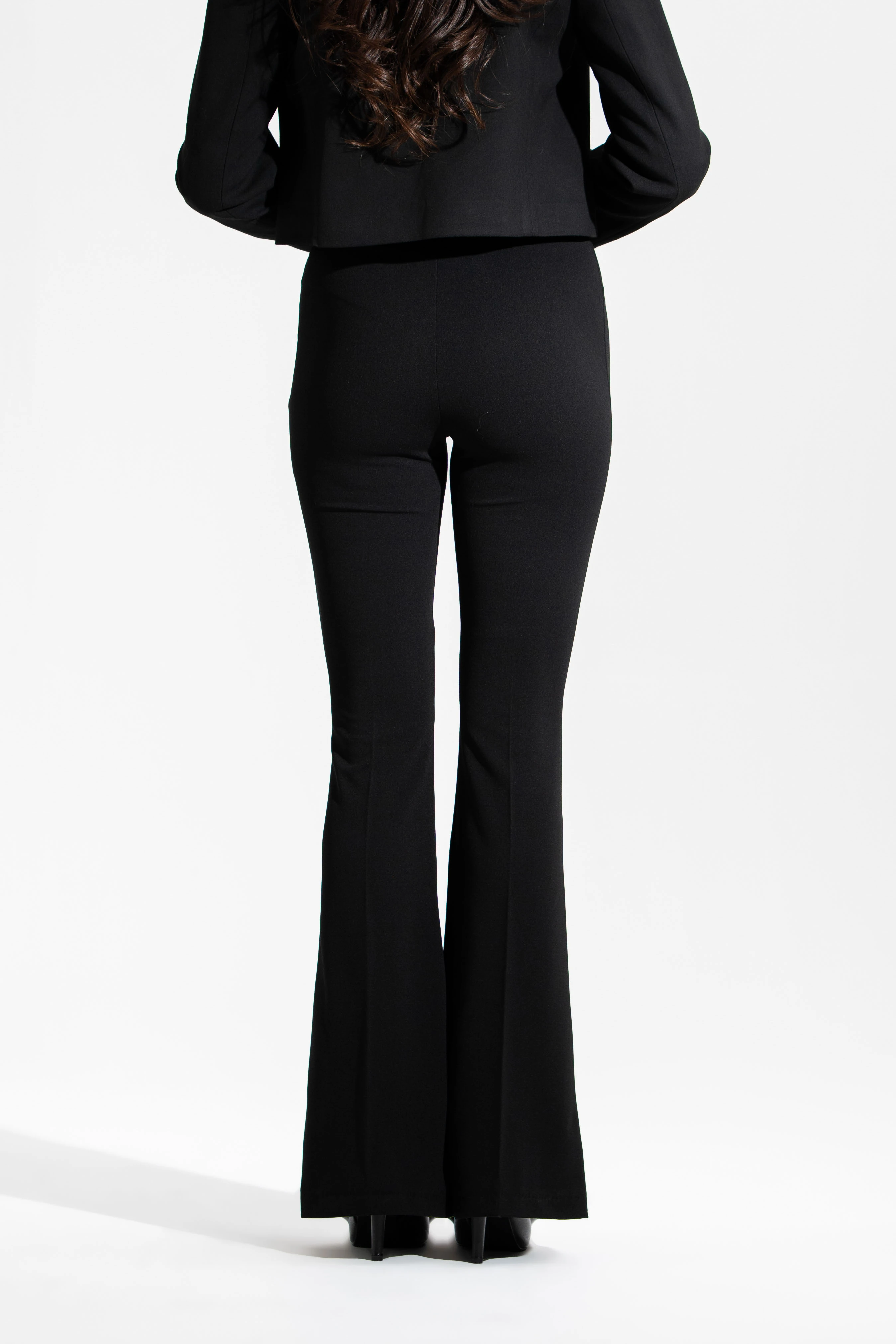 Tek Düğmeli,Sihirli,Süper Likralı İspanyol Pantolon