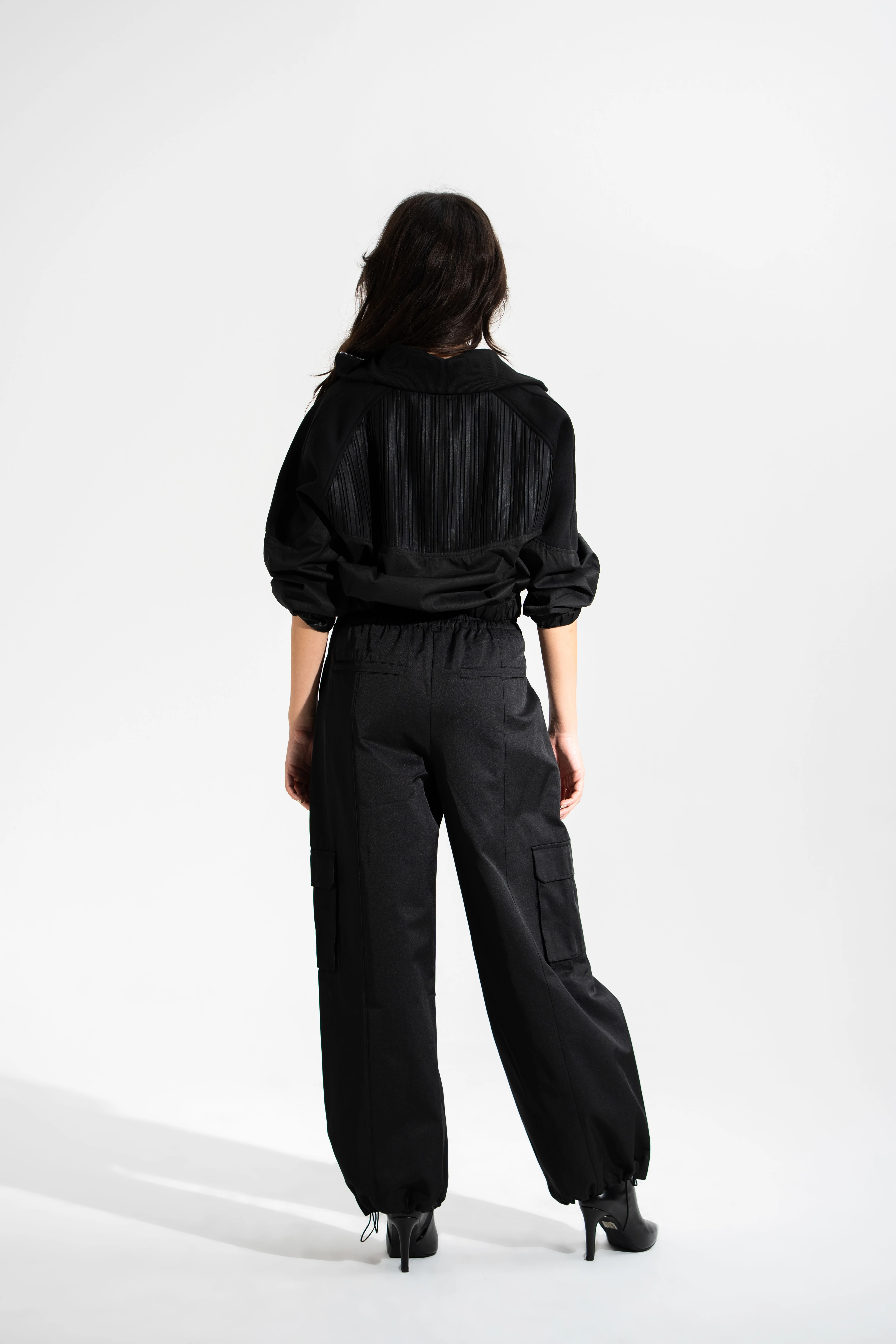 Bomber,Beli Lastikli Mont