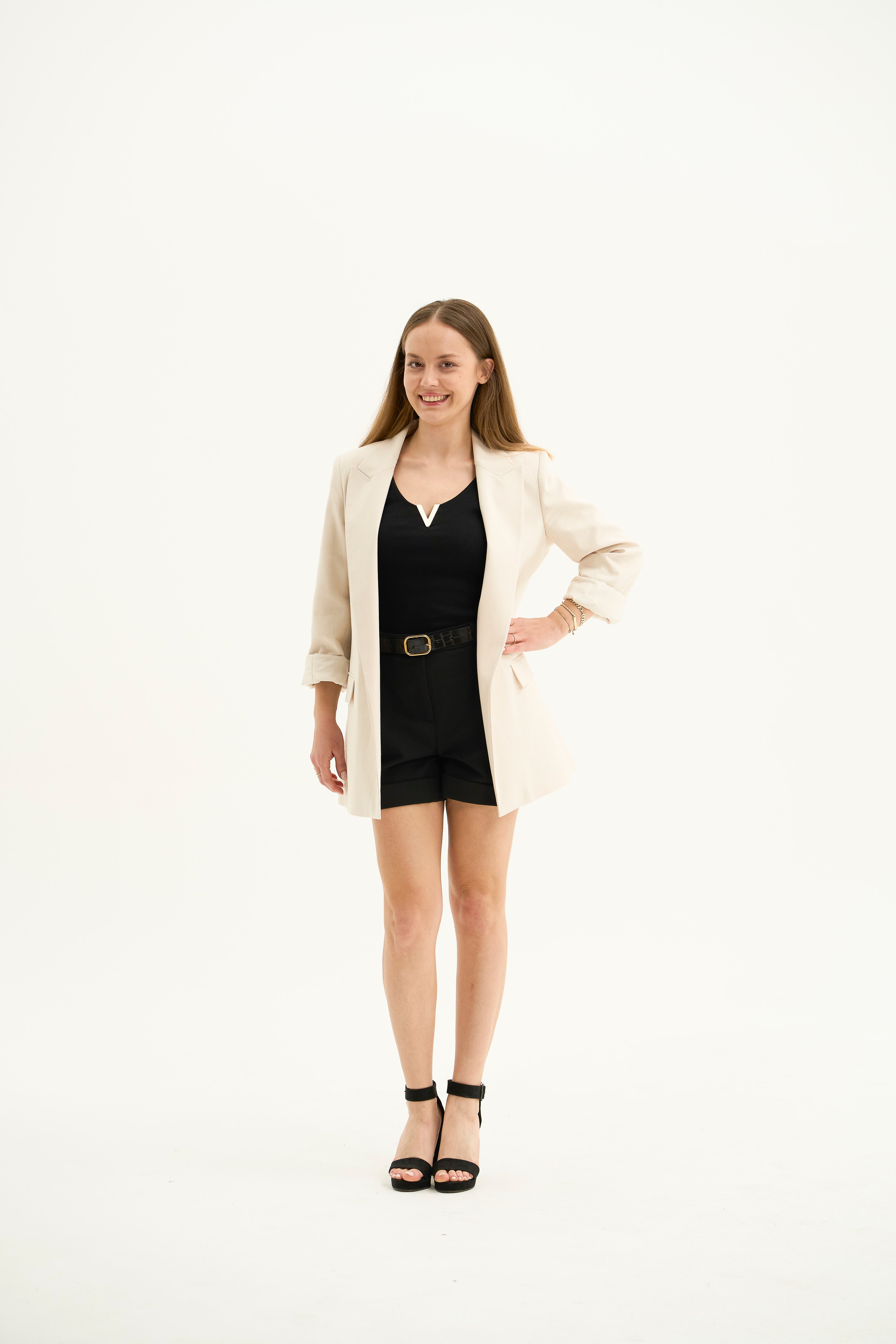 Dilvin Blazer Ceket-Beige