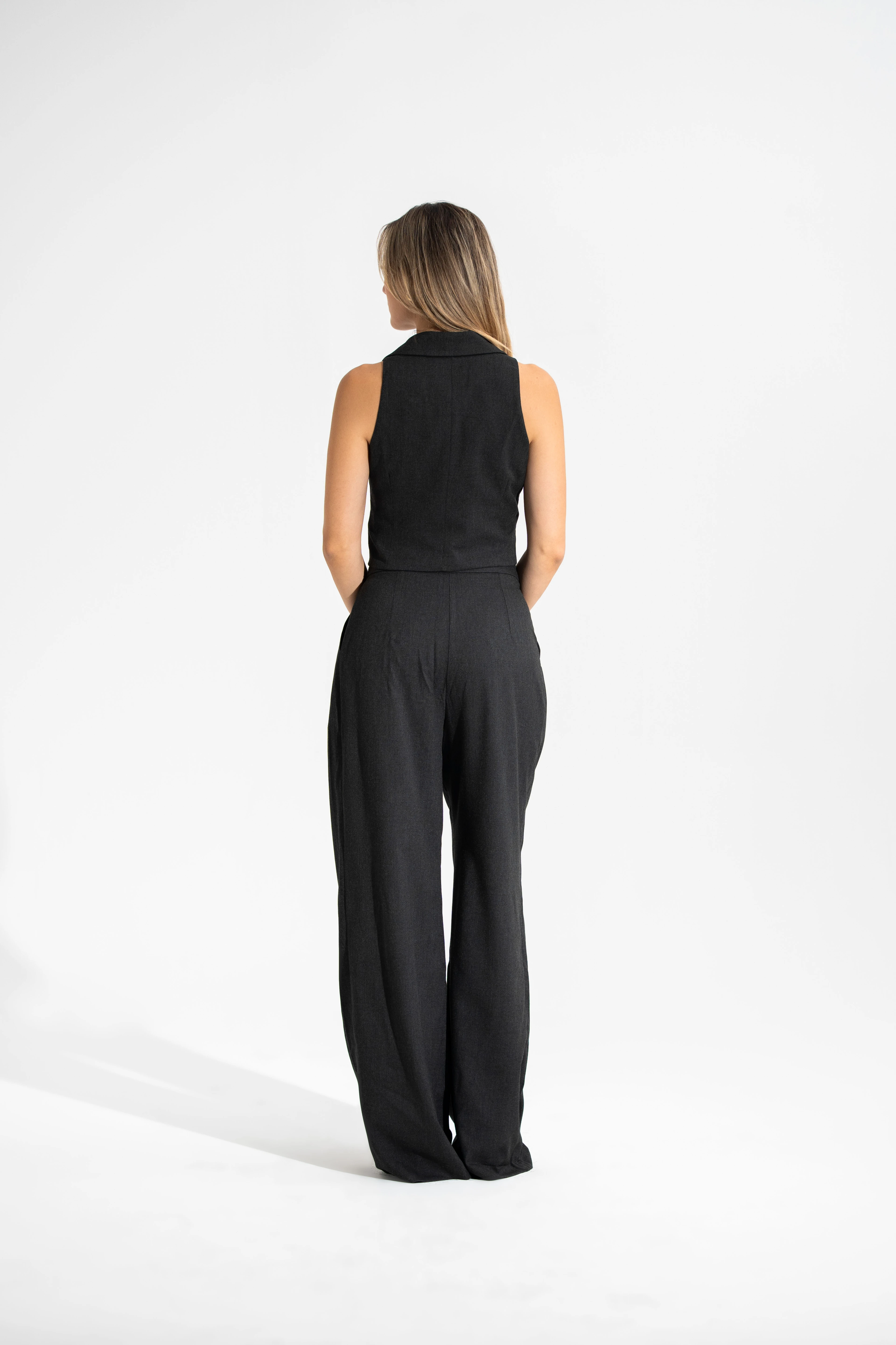 Yelekli,Maskulen Takım-Antrasit