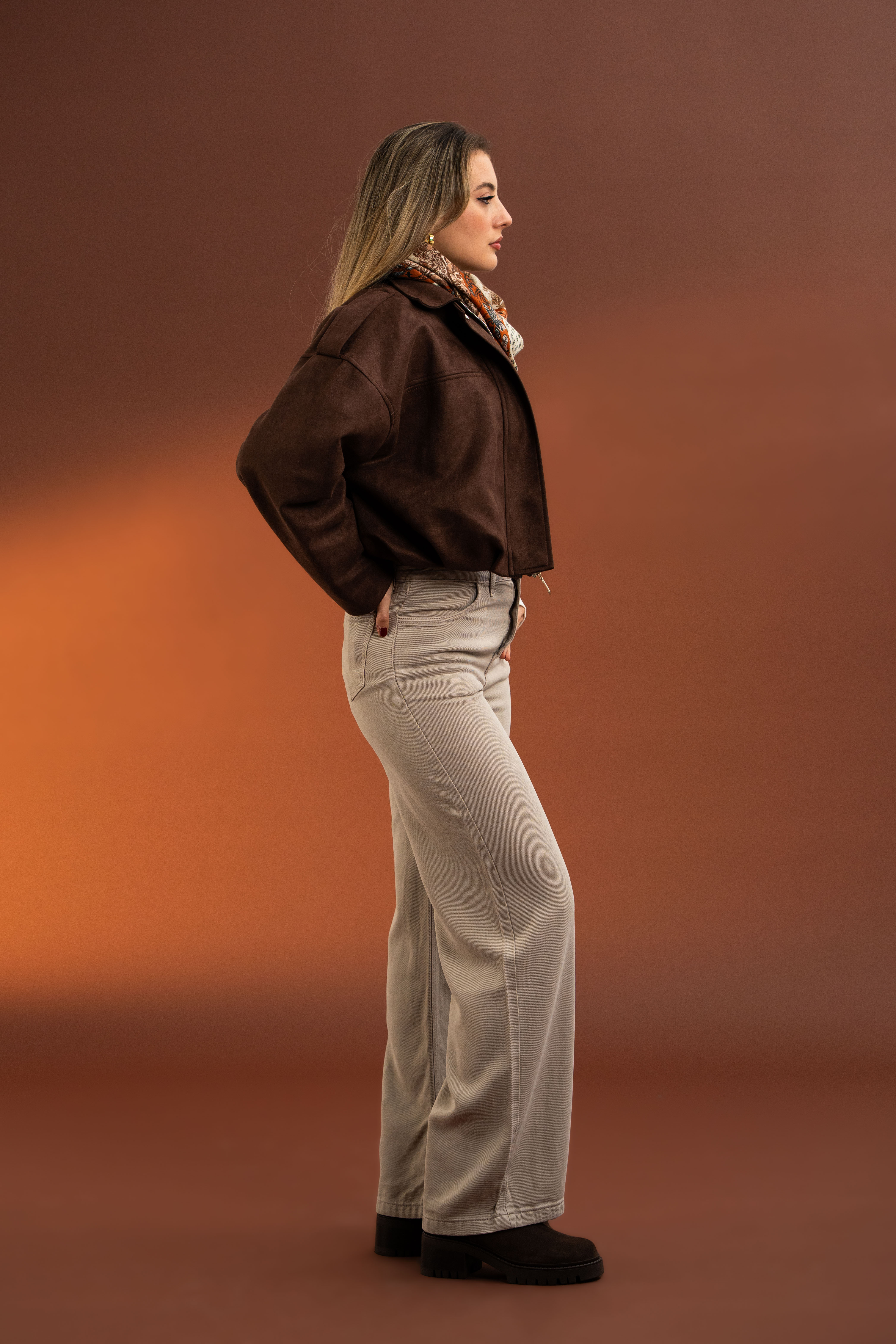 Taş Rengi Gabardin Pantolon