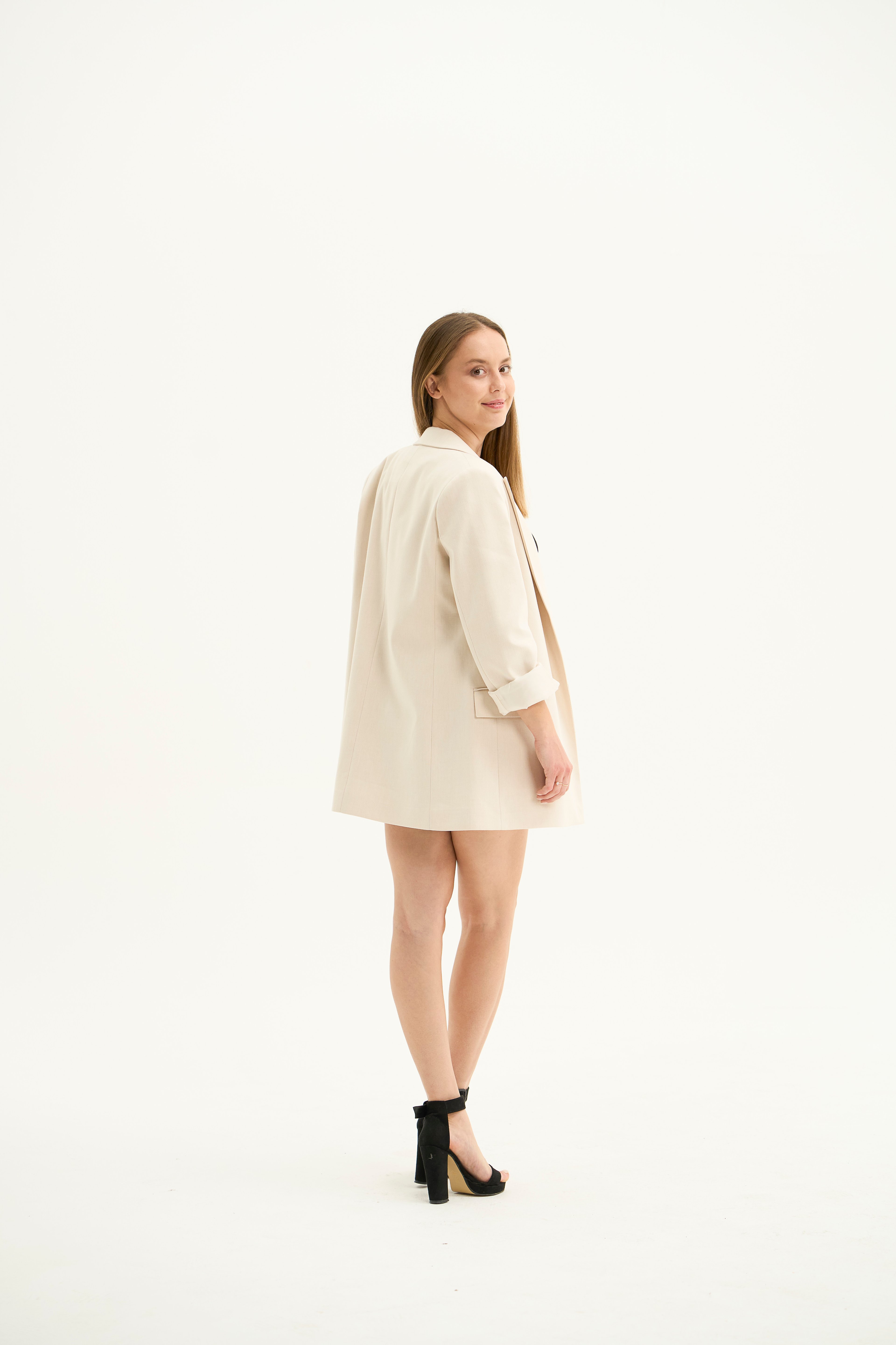 Dilvin Blazer Ceket-Beige