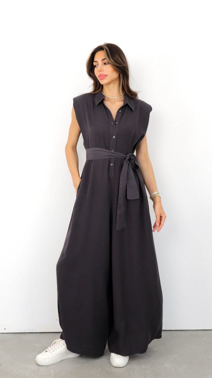 Tencel Kumaş,Vatkalı,Salaş Tulum/ Antrasit