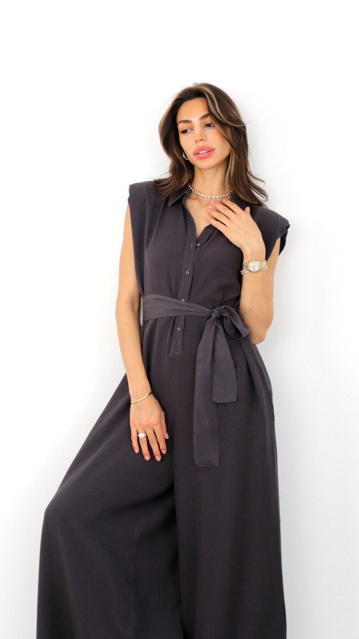 Tencel Kumaş,Vatkalı,Salaş Tulum/ Antrasit