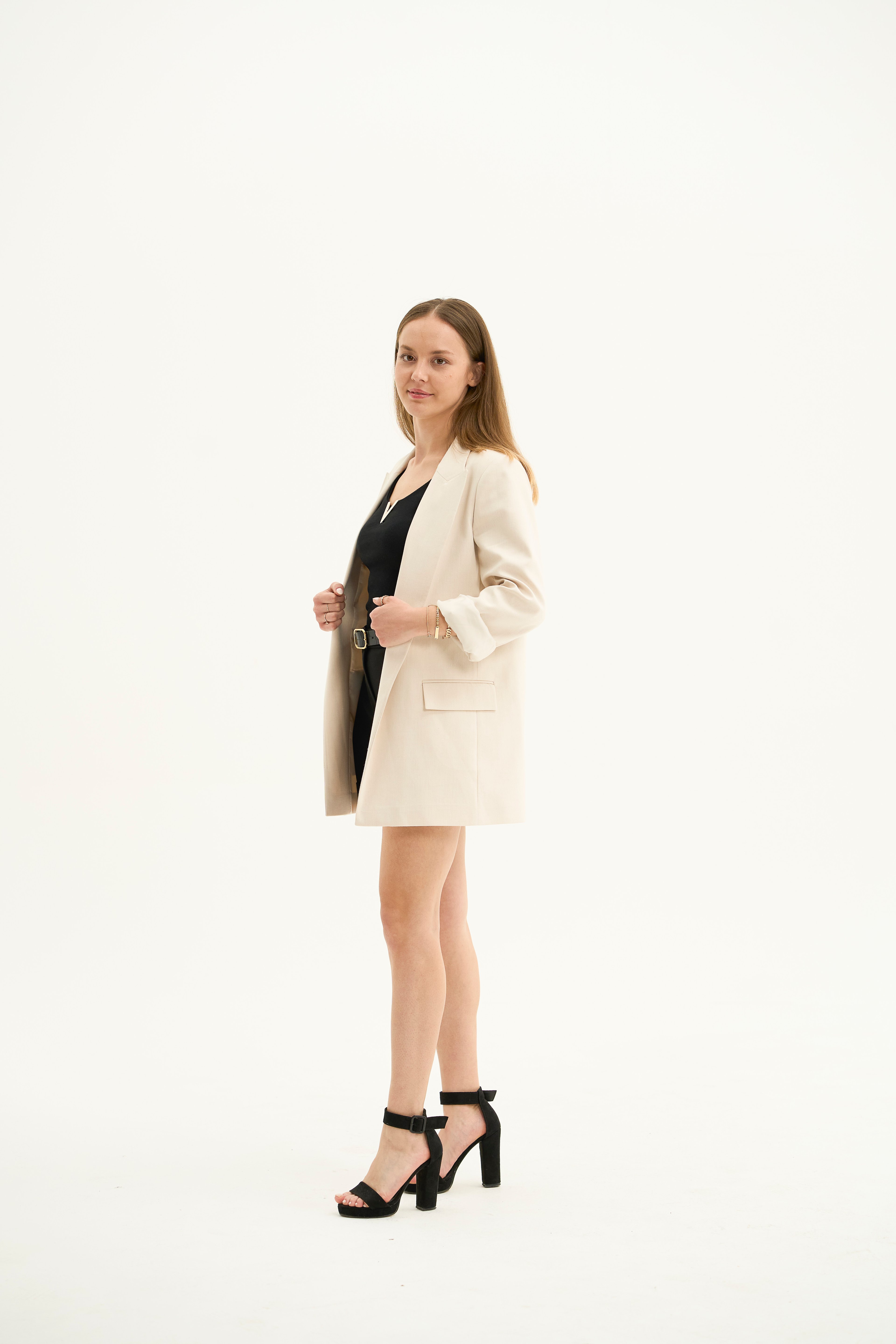 Dilvin Blazer Ceket-Beige