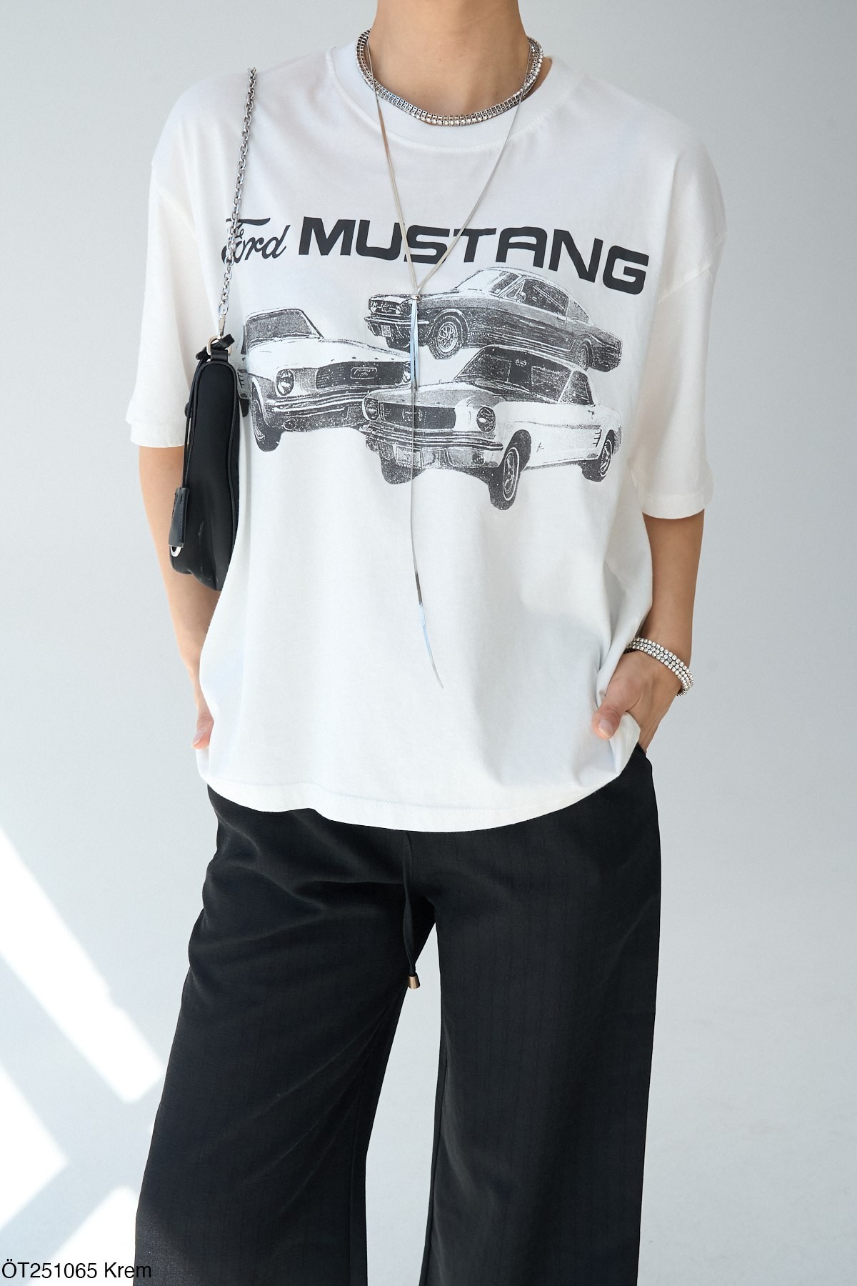 Mustang Baskılı Tshirt