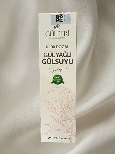 %100 Doğal Gül Yağlı Gülsuyu 250 ML | Tazeleyici - Rose Water