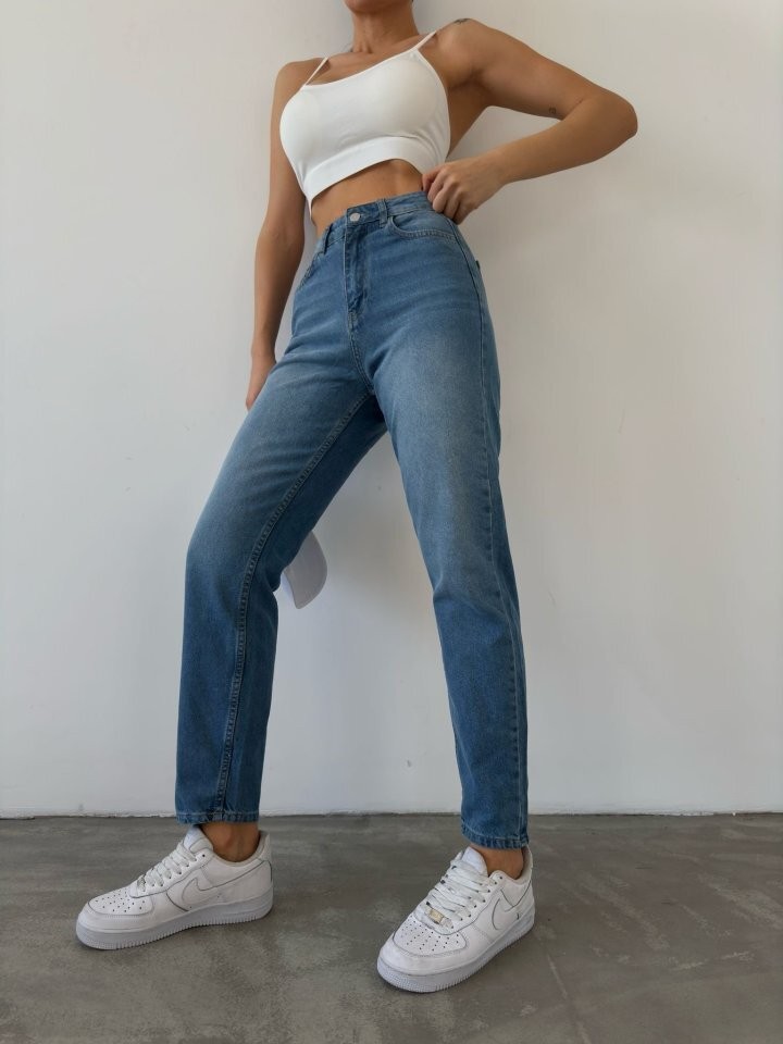 Kadın Yüksek Bel Skny Jeans Pantolon